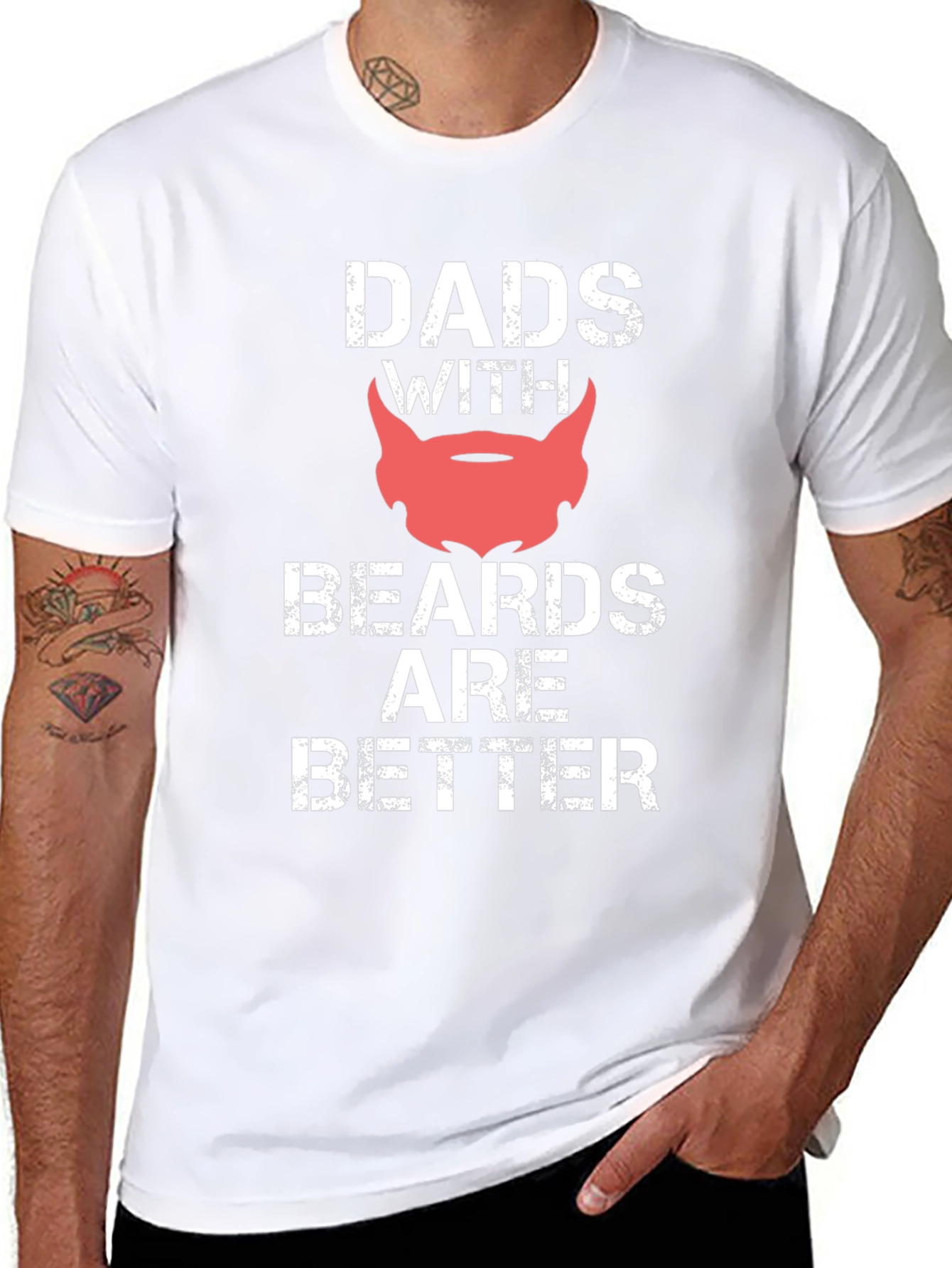 Dads With Beards Are Better Graphic Tee