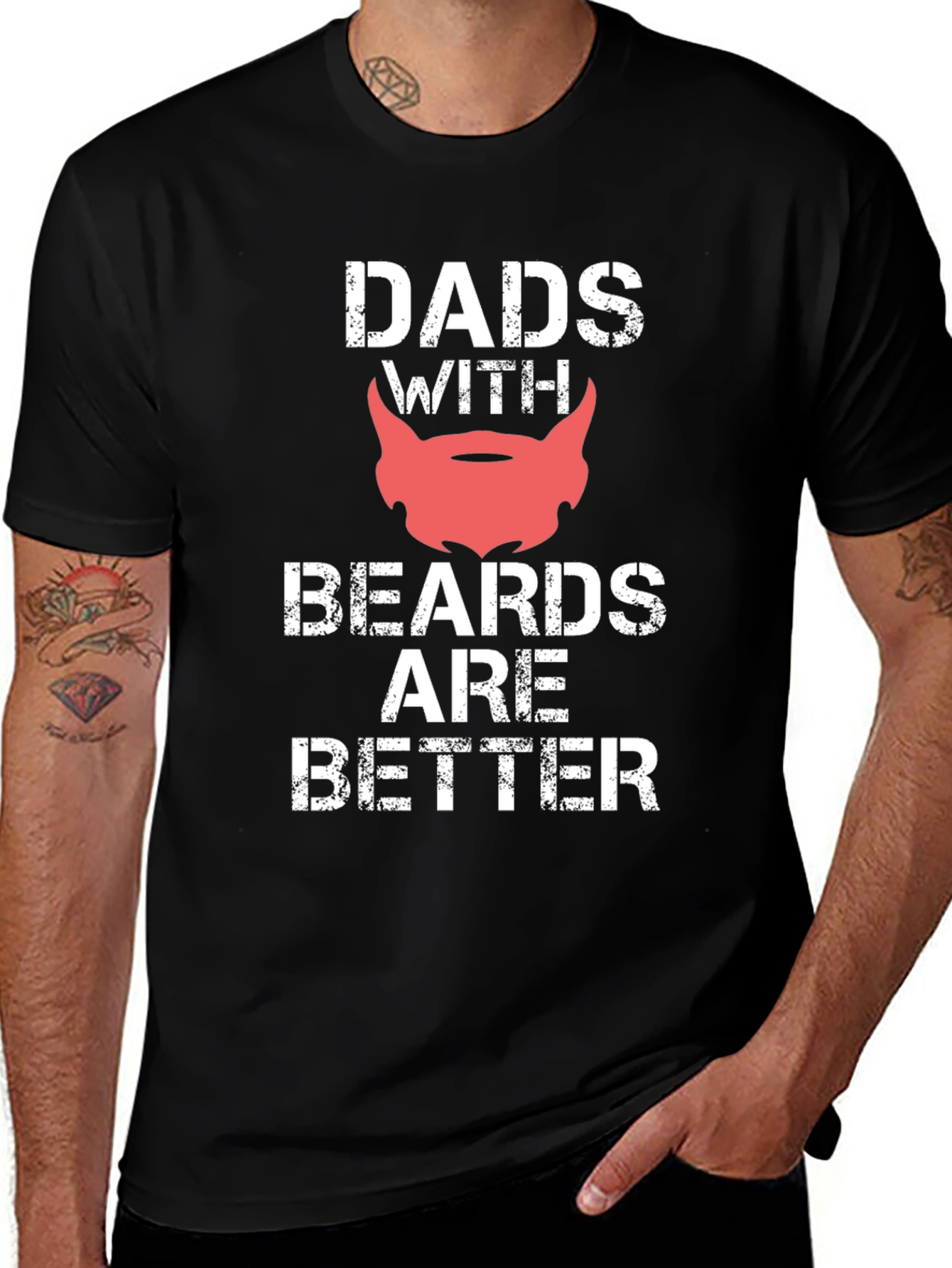 Dads With Beards Are Better Graphic Tee