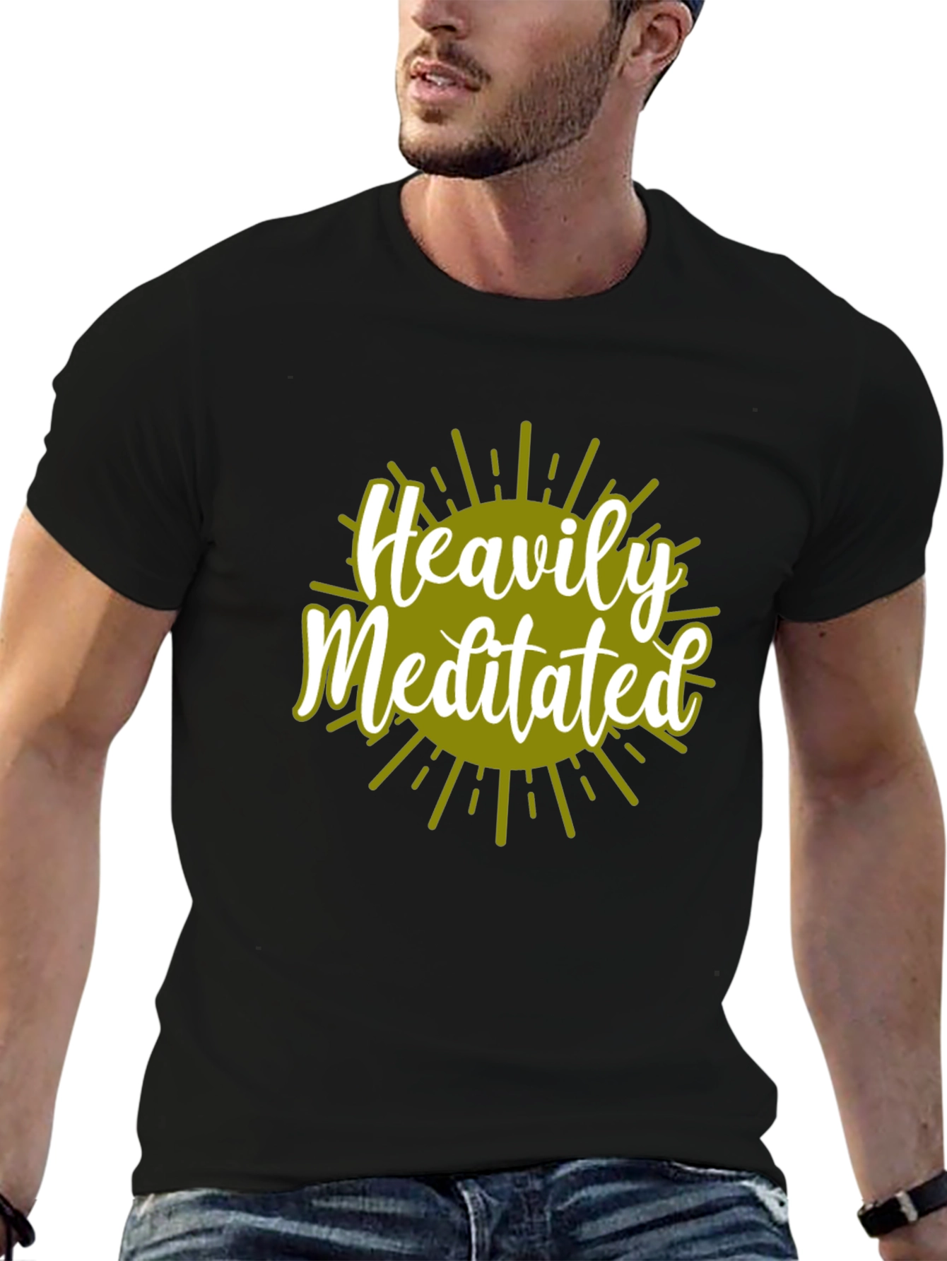 Heavily Meditated T-Shirt - Relaxed Fit