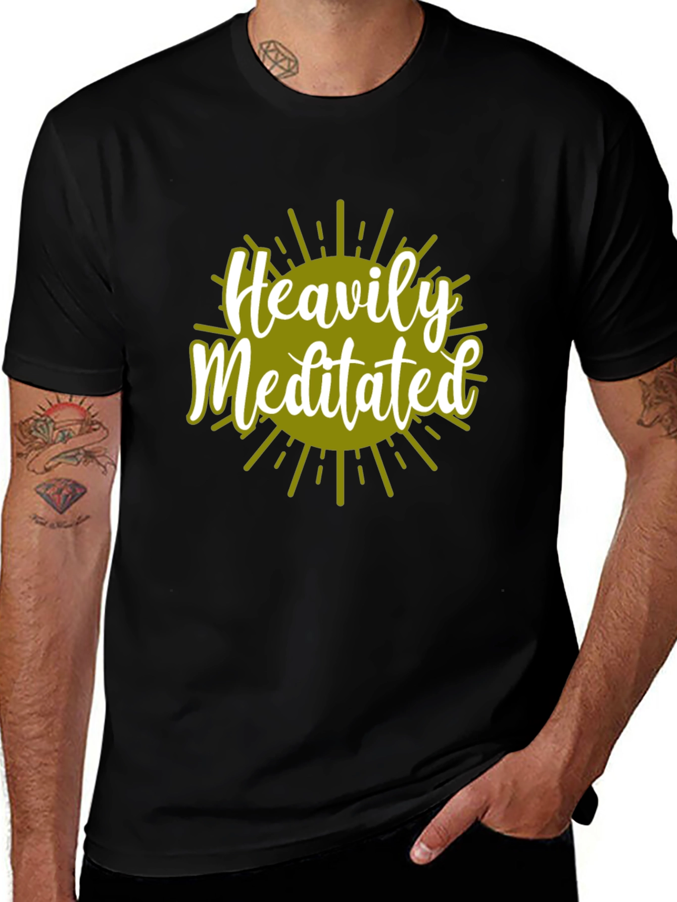 Heavily Meditated T-Shirt - Relaxed Fit
