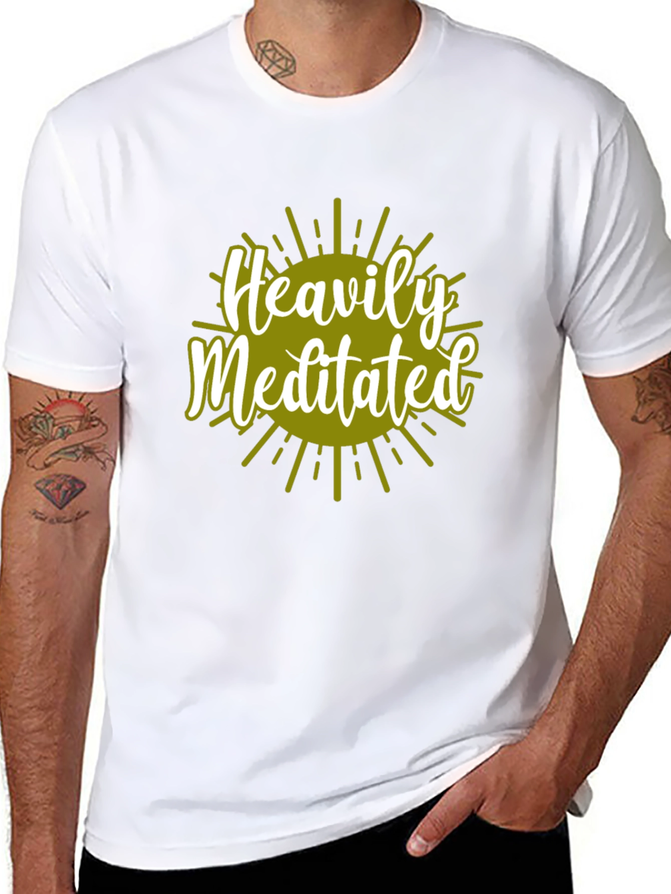 Heavily Meditated T-Shirt - Relaxed Fit