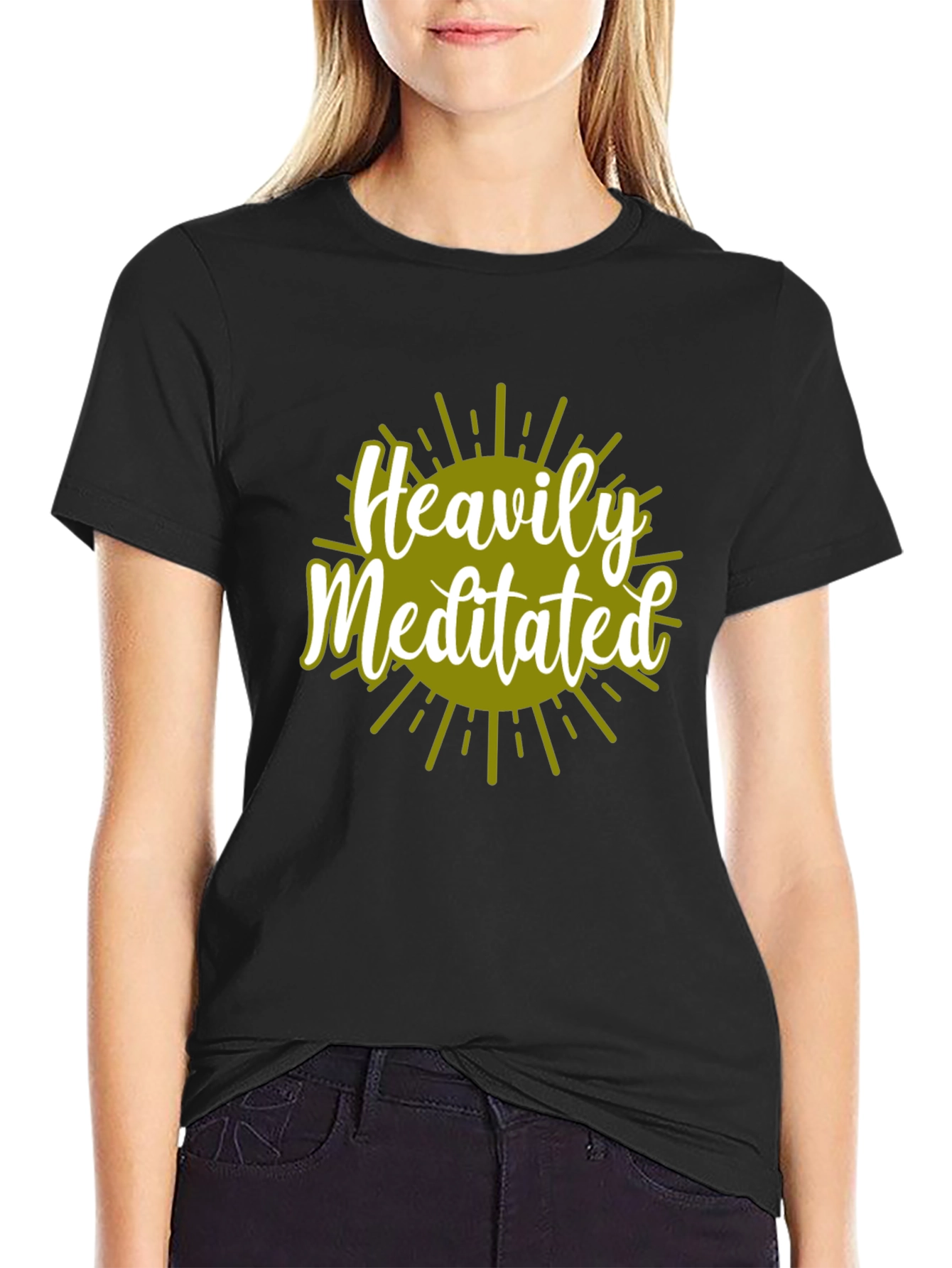 Heavily Meditated T-Shirt - Relaxed Fit