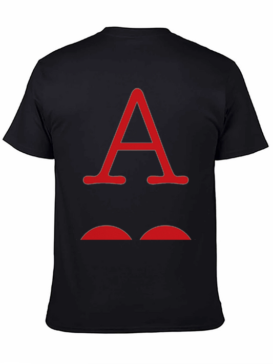 Abstract A Black T-Shirt