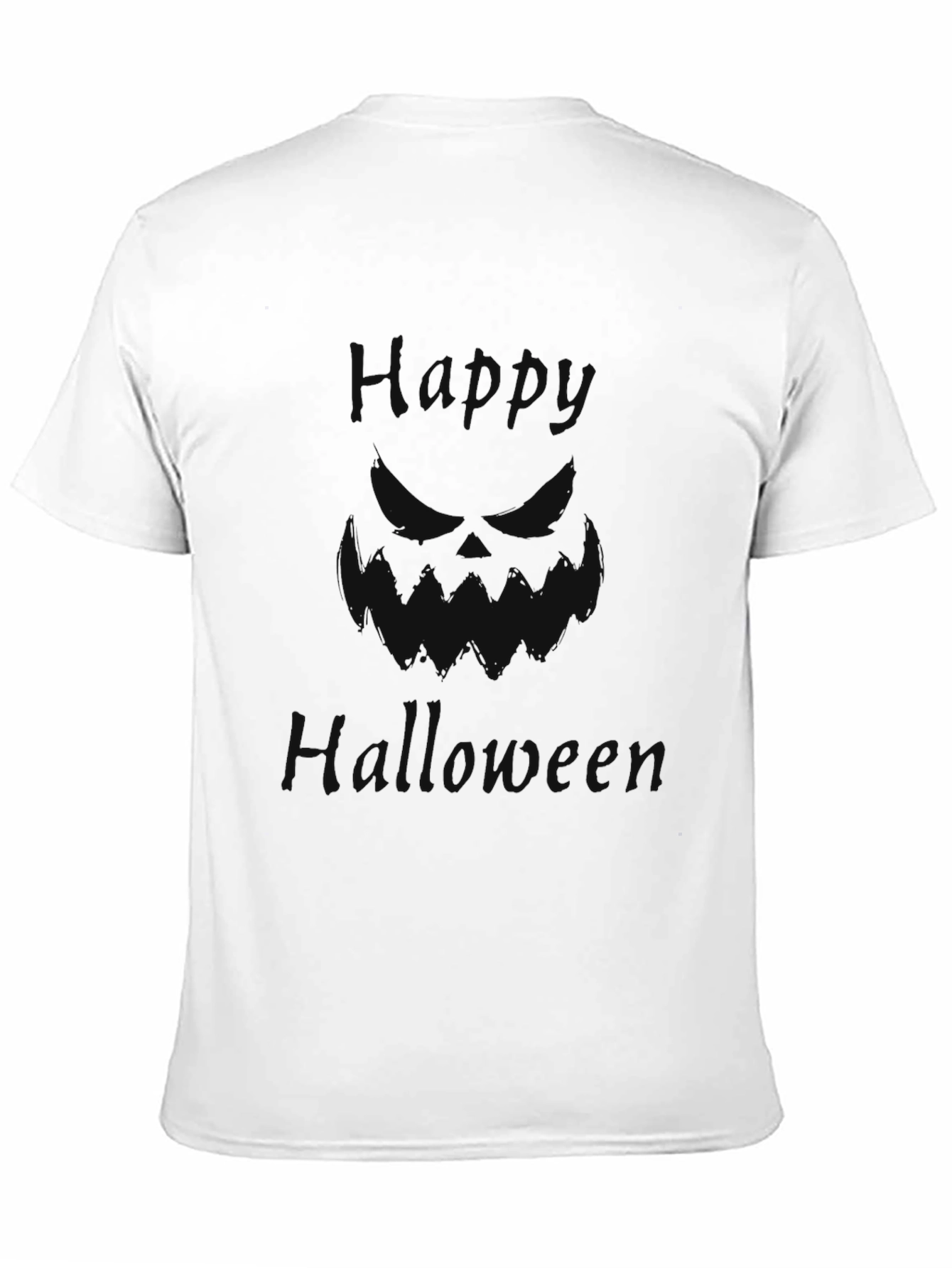 Happy Halloween Graphic Tee - Mens Black T-Shirt