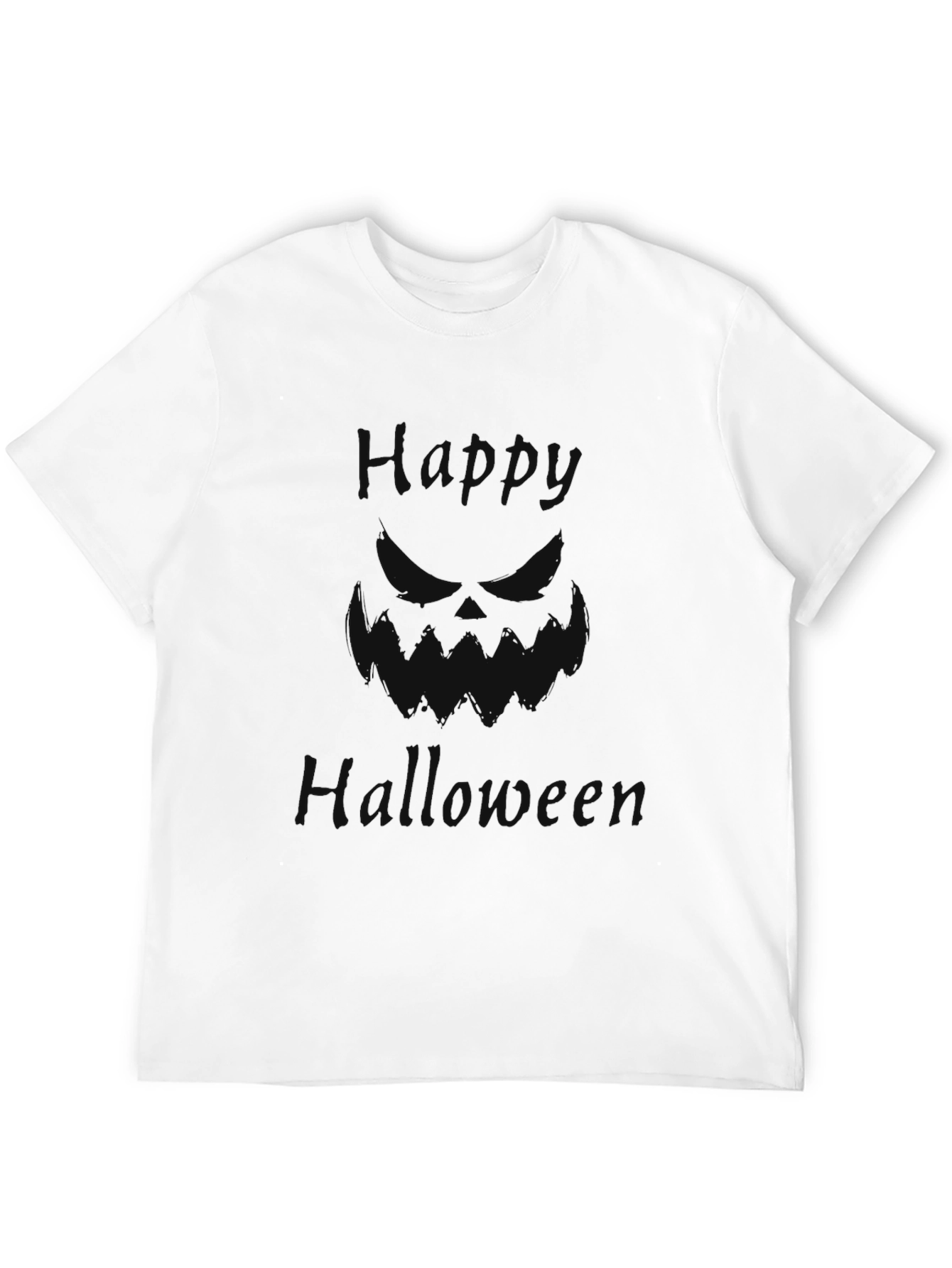 Happy Halloween Graphic Tee - Mens Black T-Shirt