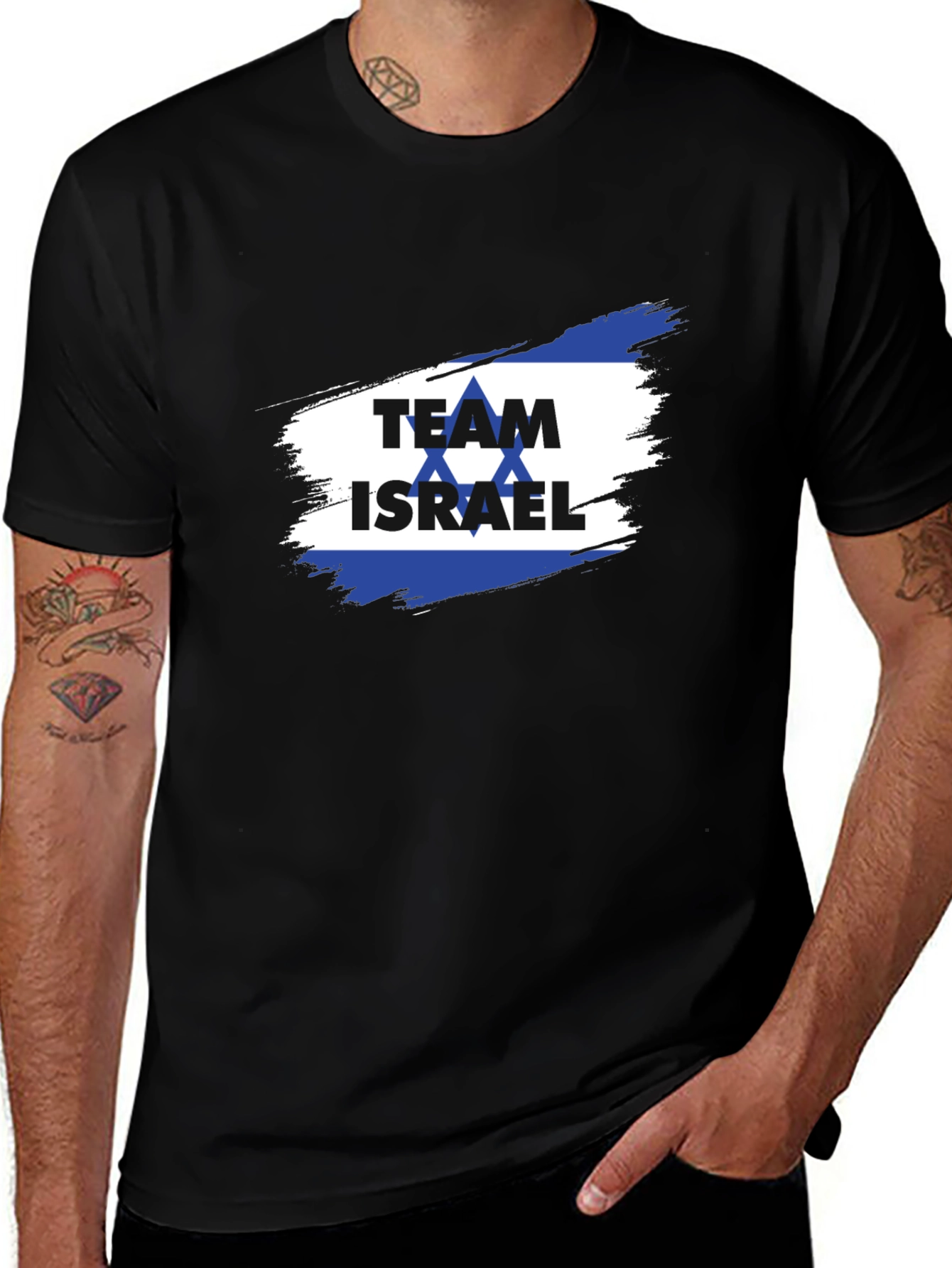 Team Israel T-Shirt Star of David Design