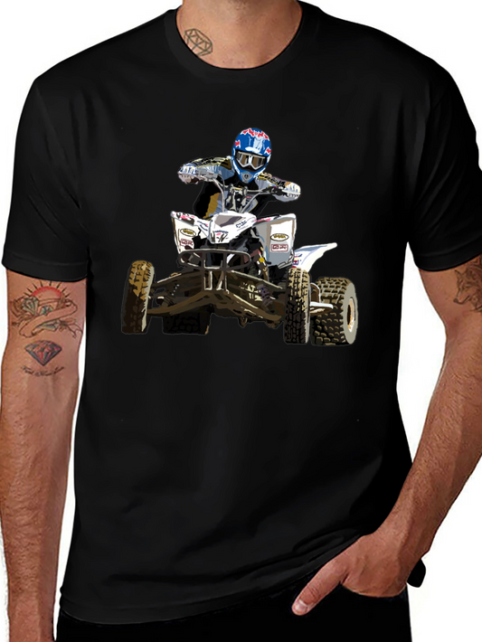 ATV Rider Graphic Tee - Black
