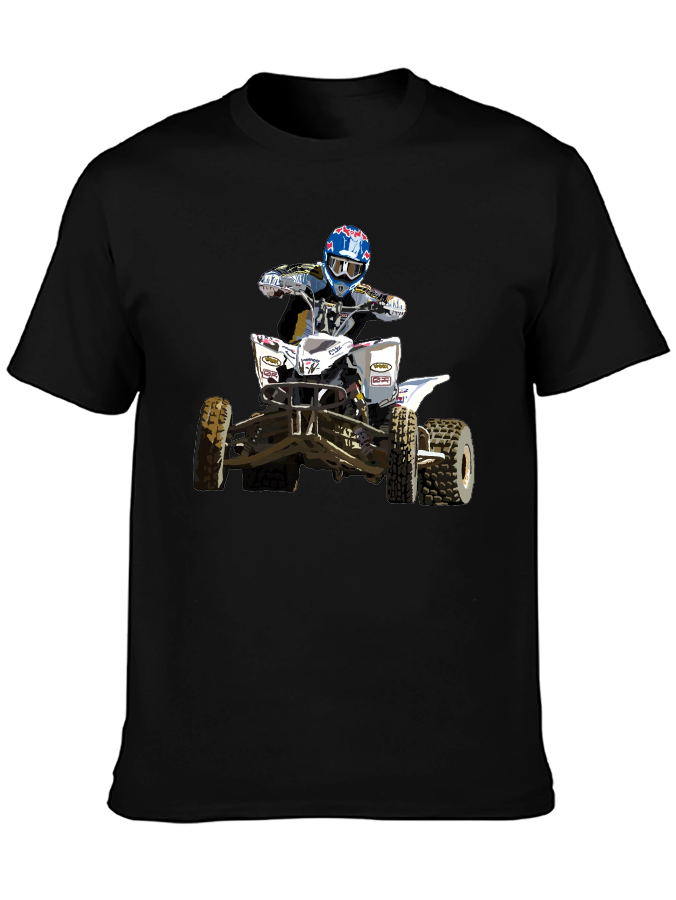 ATV Rider Graphic Tee - Black