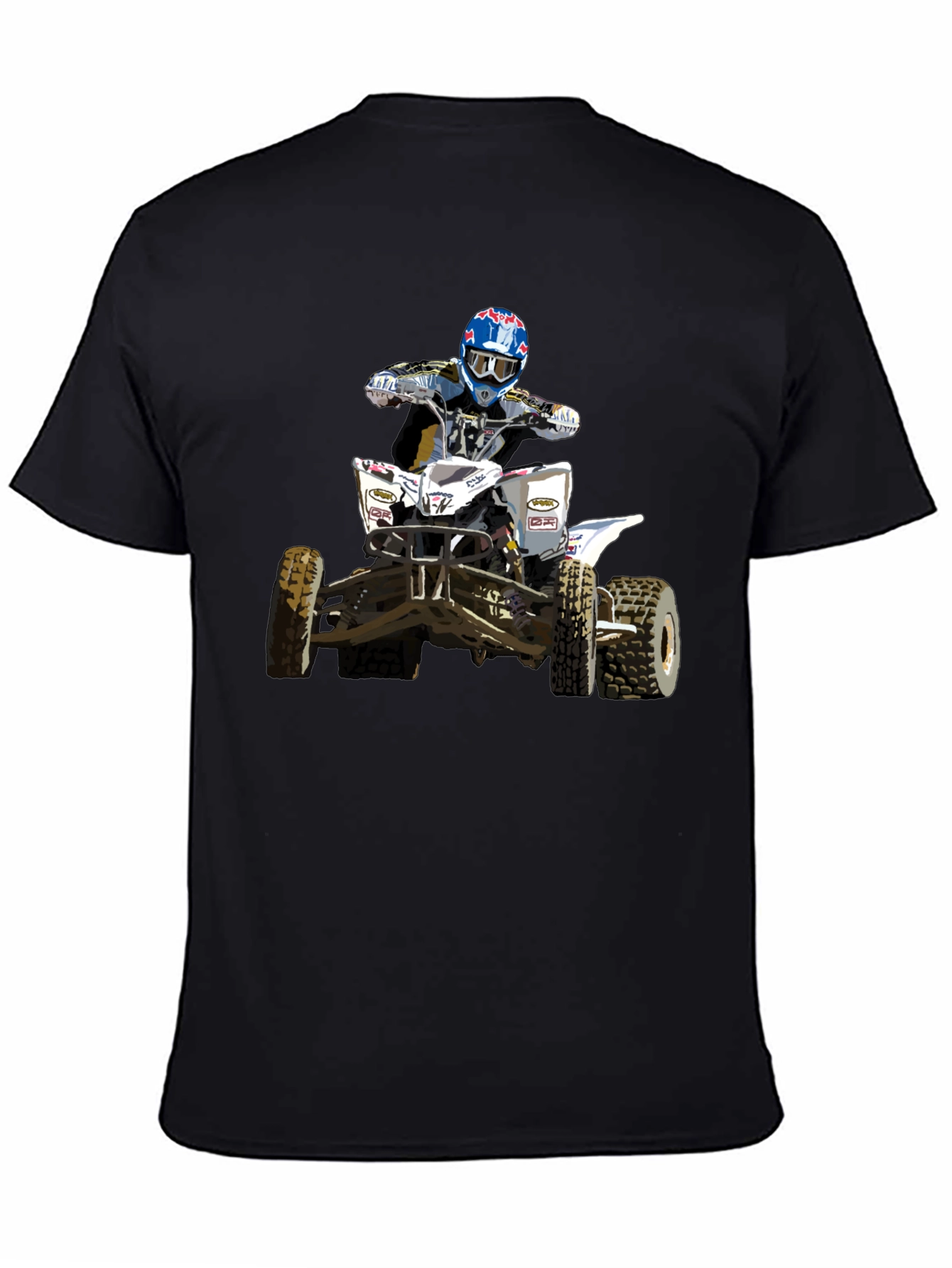 ATV Rider Graphic Tee - Black