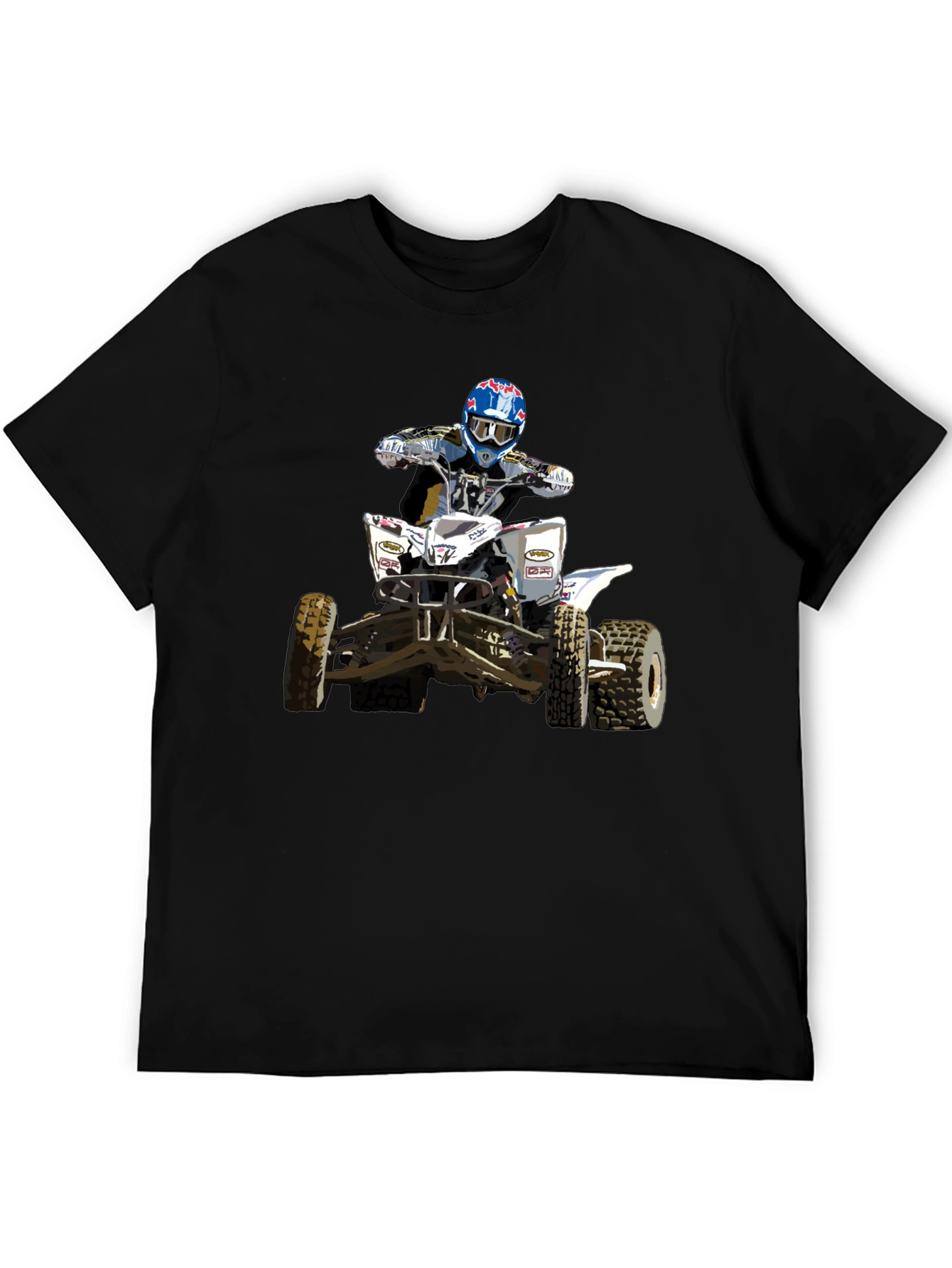 ATV Rider Graphic Tee - Black