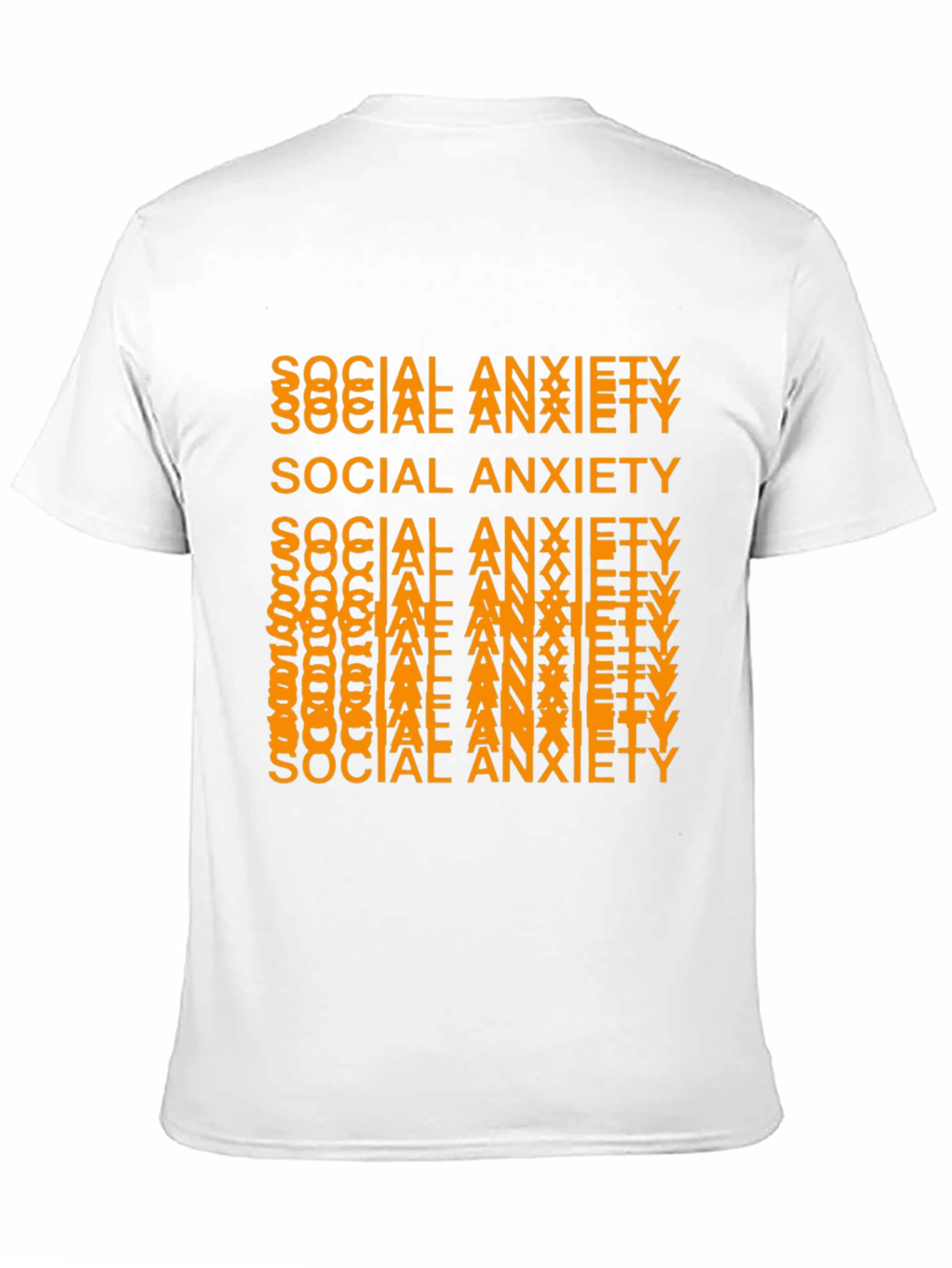 Social Anxiety Graphic Tee - Black Unisex T-Shirt