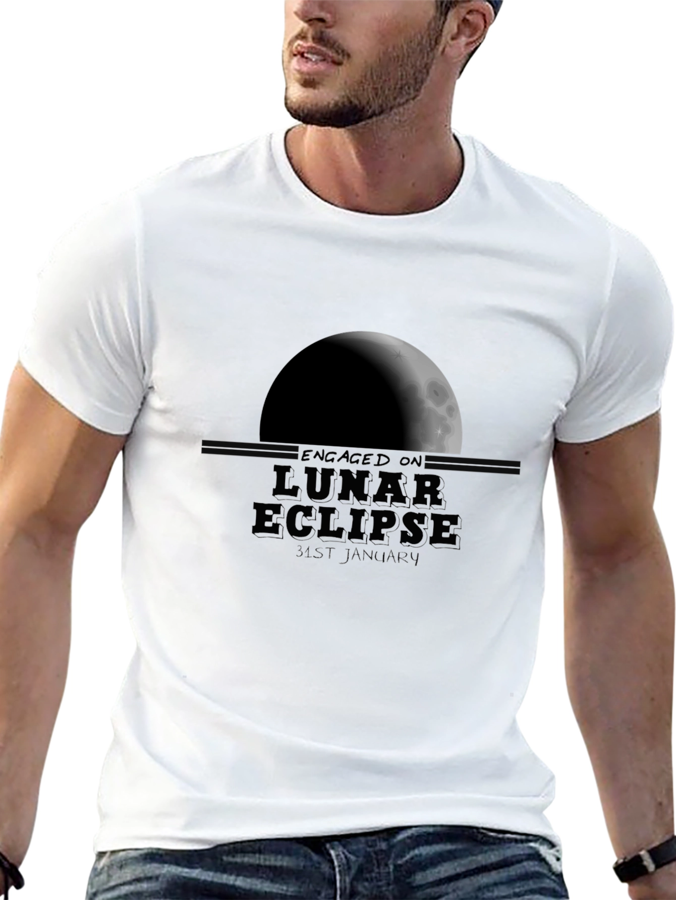 Lunar Eclipse Engagement T-Shirt