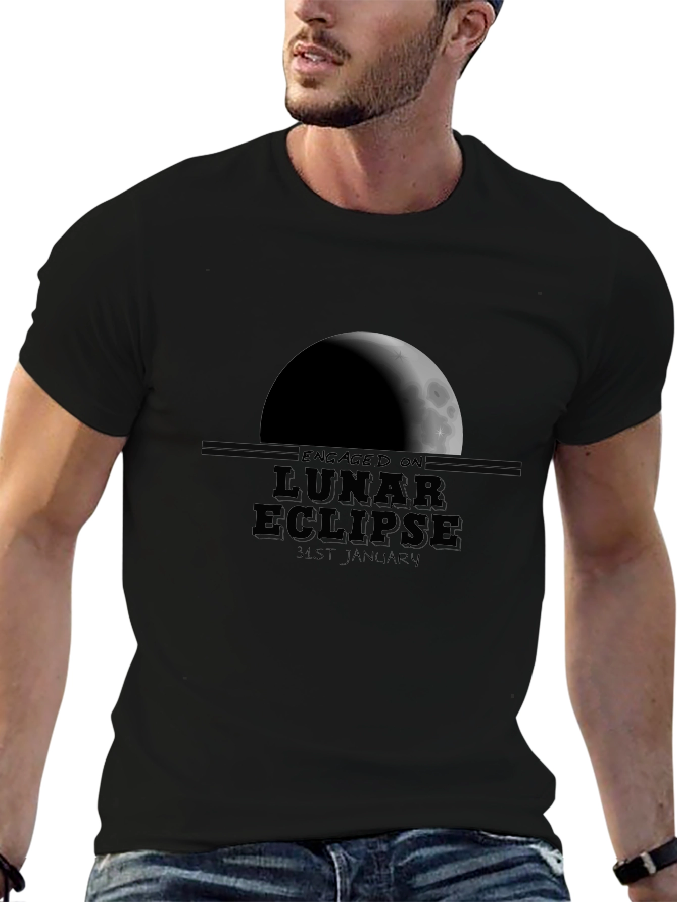 Lunar Eclipse Engagement T-Shirt