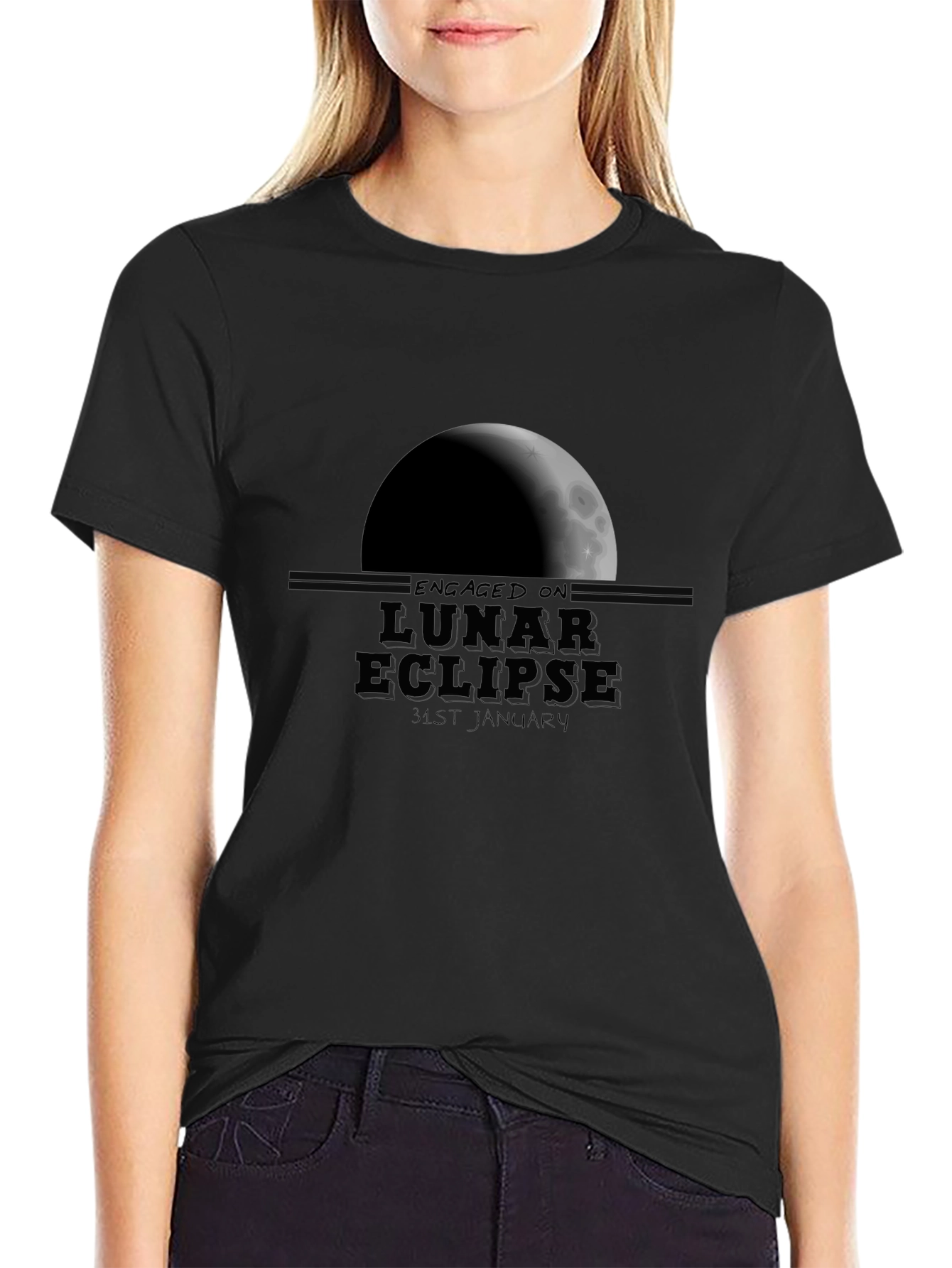 Lunar Eclipse Engagement T-Shirt
