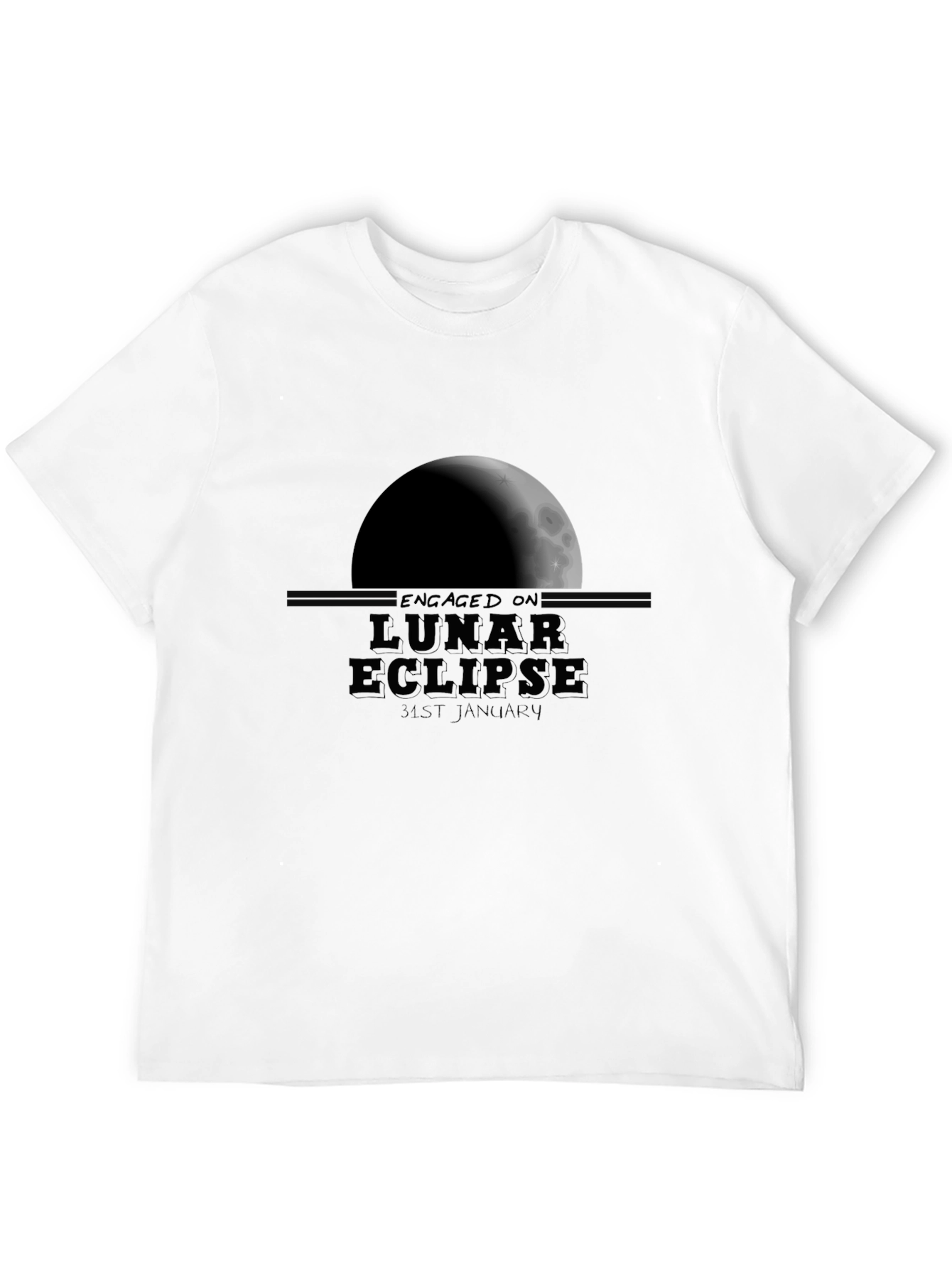 Lunar Eclipse Engagement T-Shirt