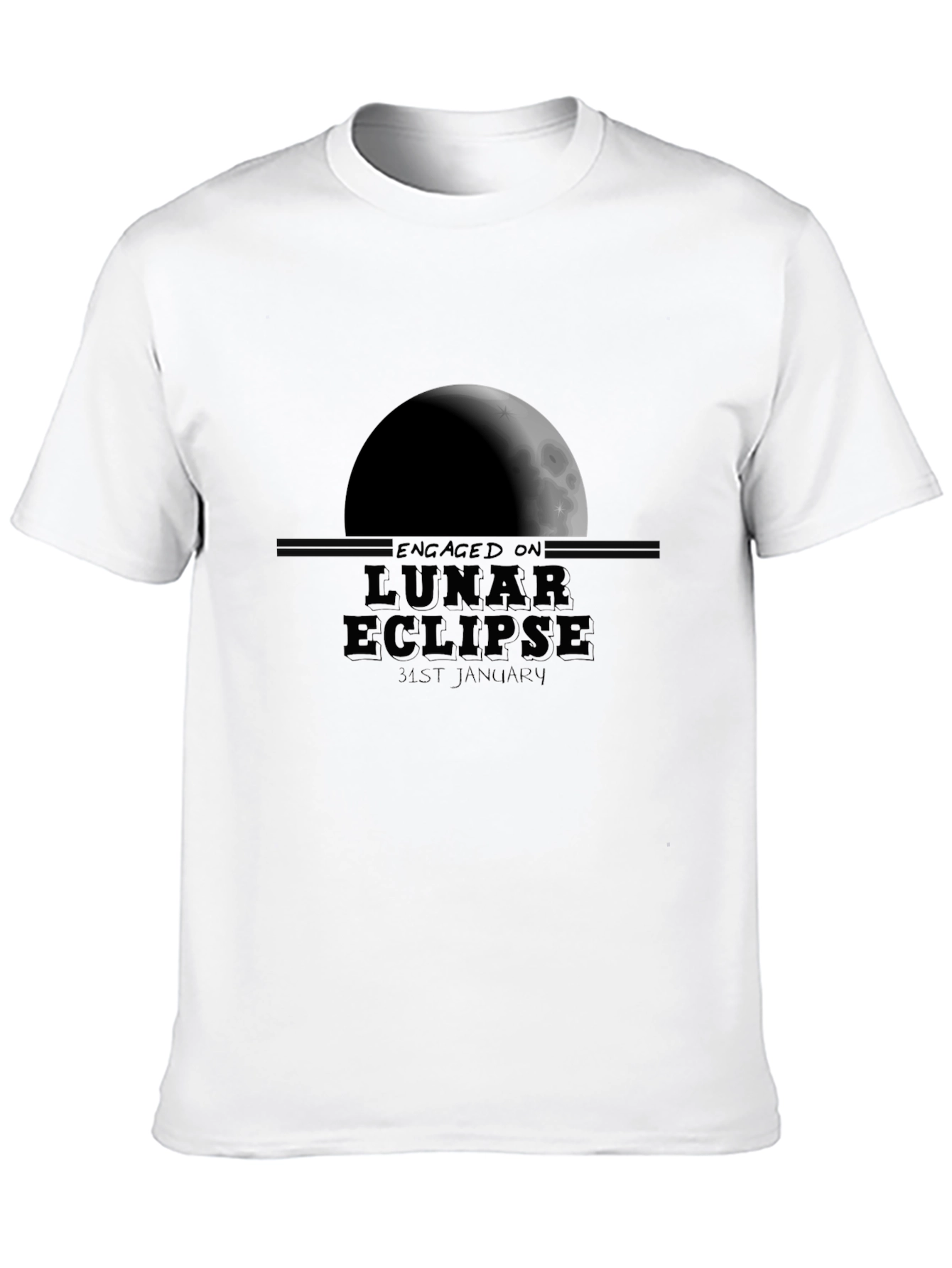 Lunar Eclipse Engagement T-Shirt