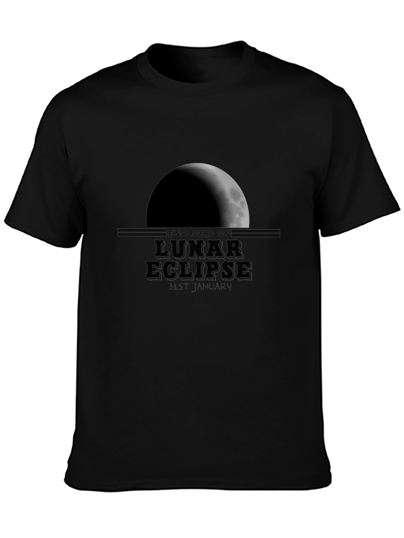 Lunar Eclipse Engagement T-Shirt