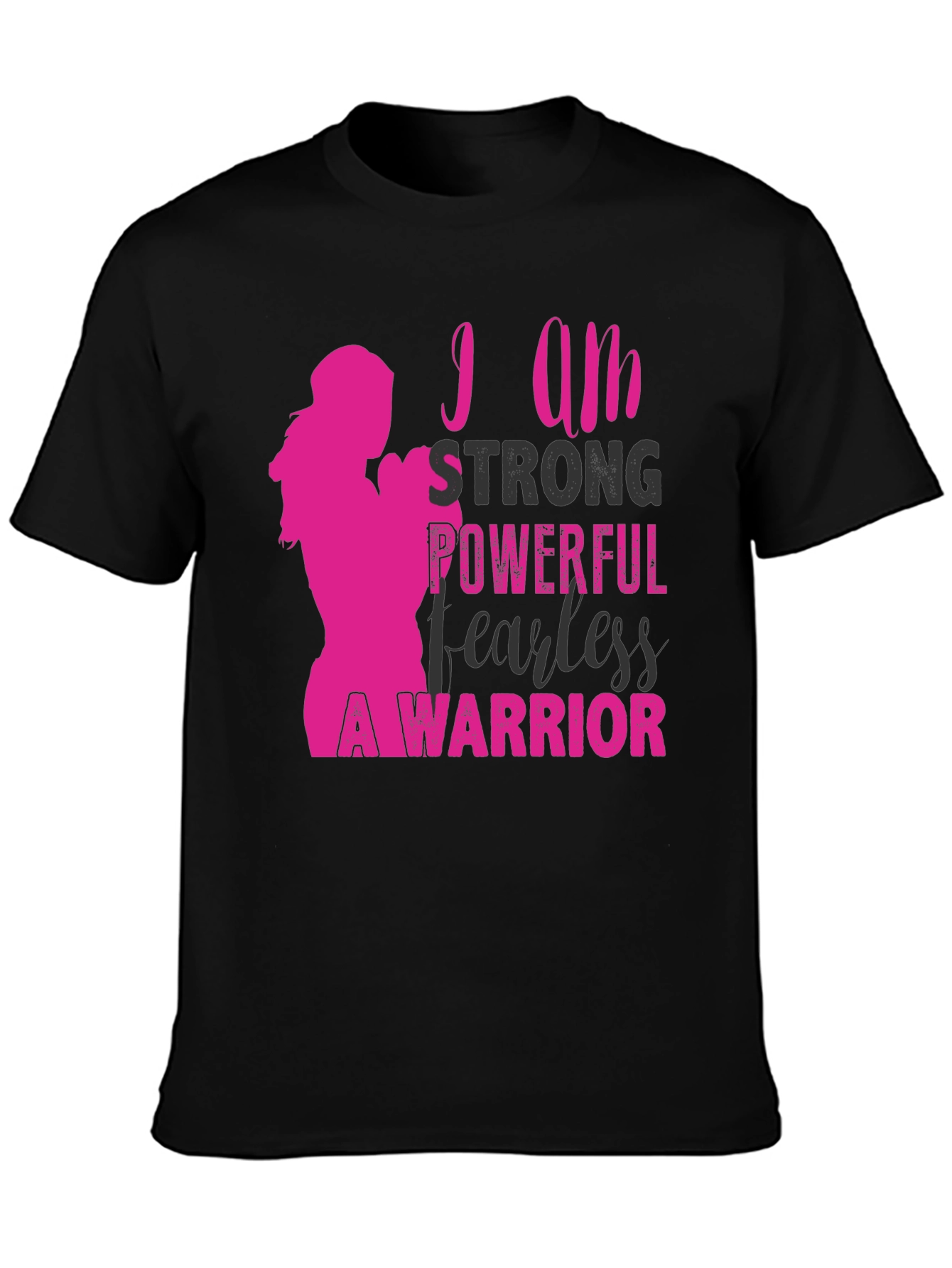 Strong Woman T-Shirt - Powerful Fearless Warrior Tee