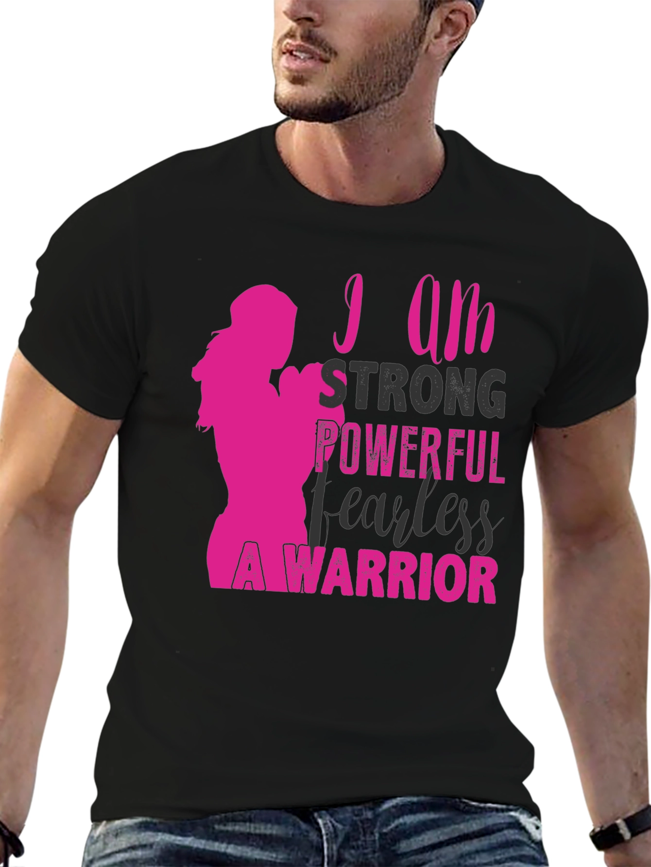 Strong Woman T-Shirt - Powerful Fearless Warrior Tee