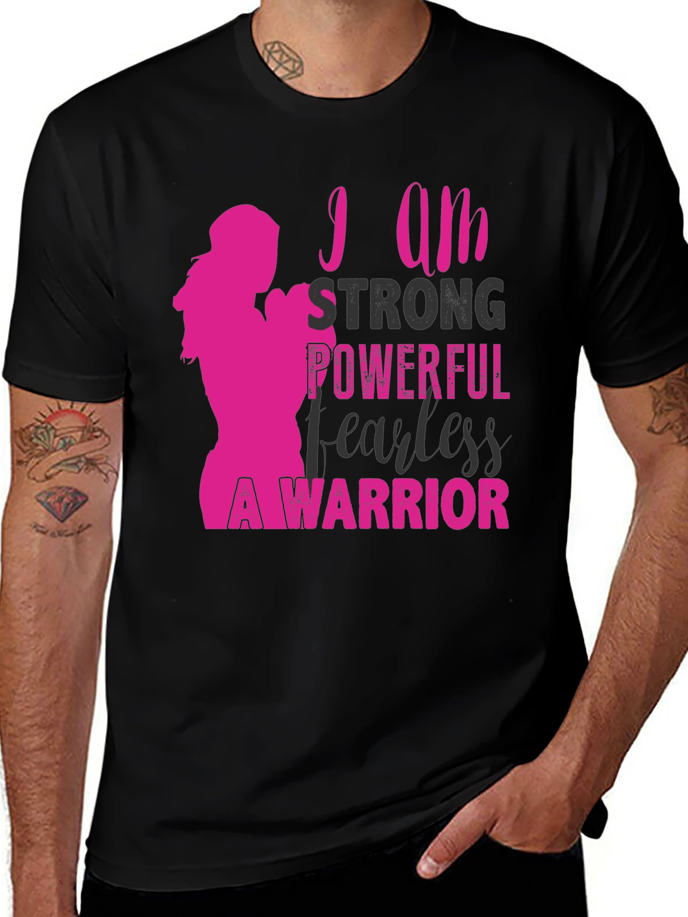 Strong Woman T-Shirt - Powerful Fearless Warrior Tee