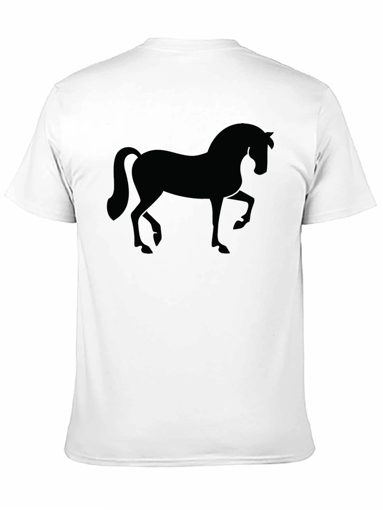 Black Horse Silhouette T-Shirt