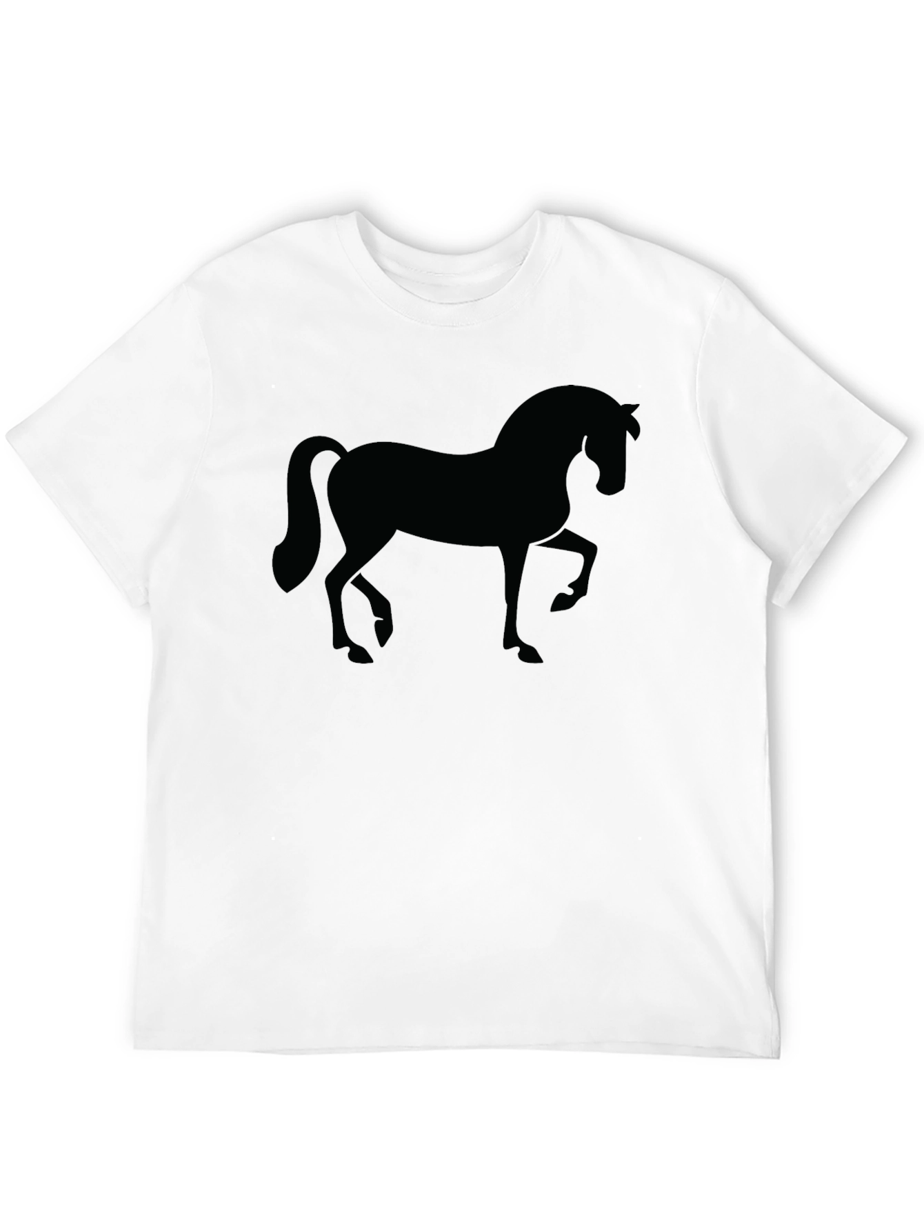 Black Horse Silhouette T-Shirt