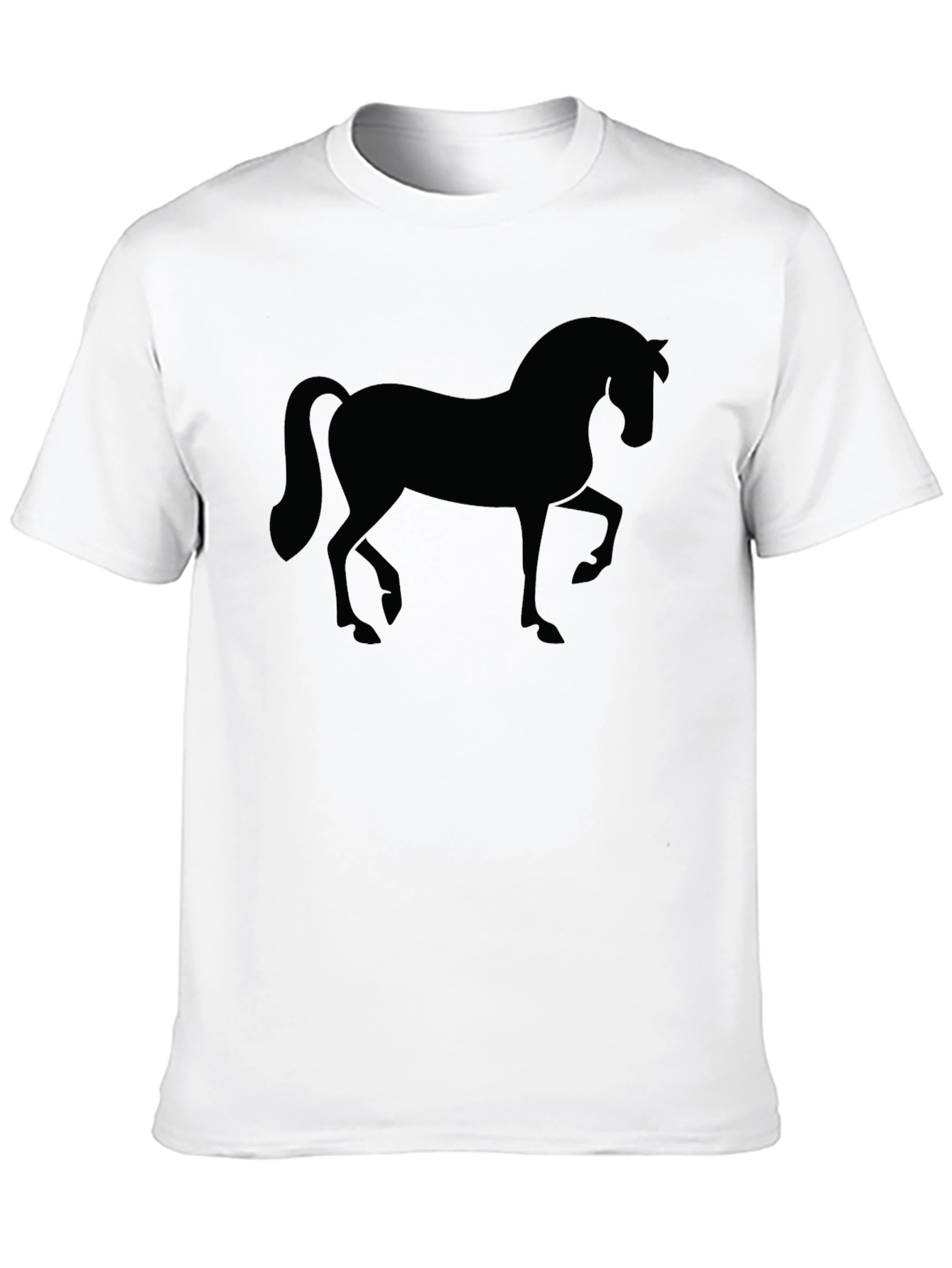 Black Horse Silhouette T-Shirt