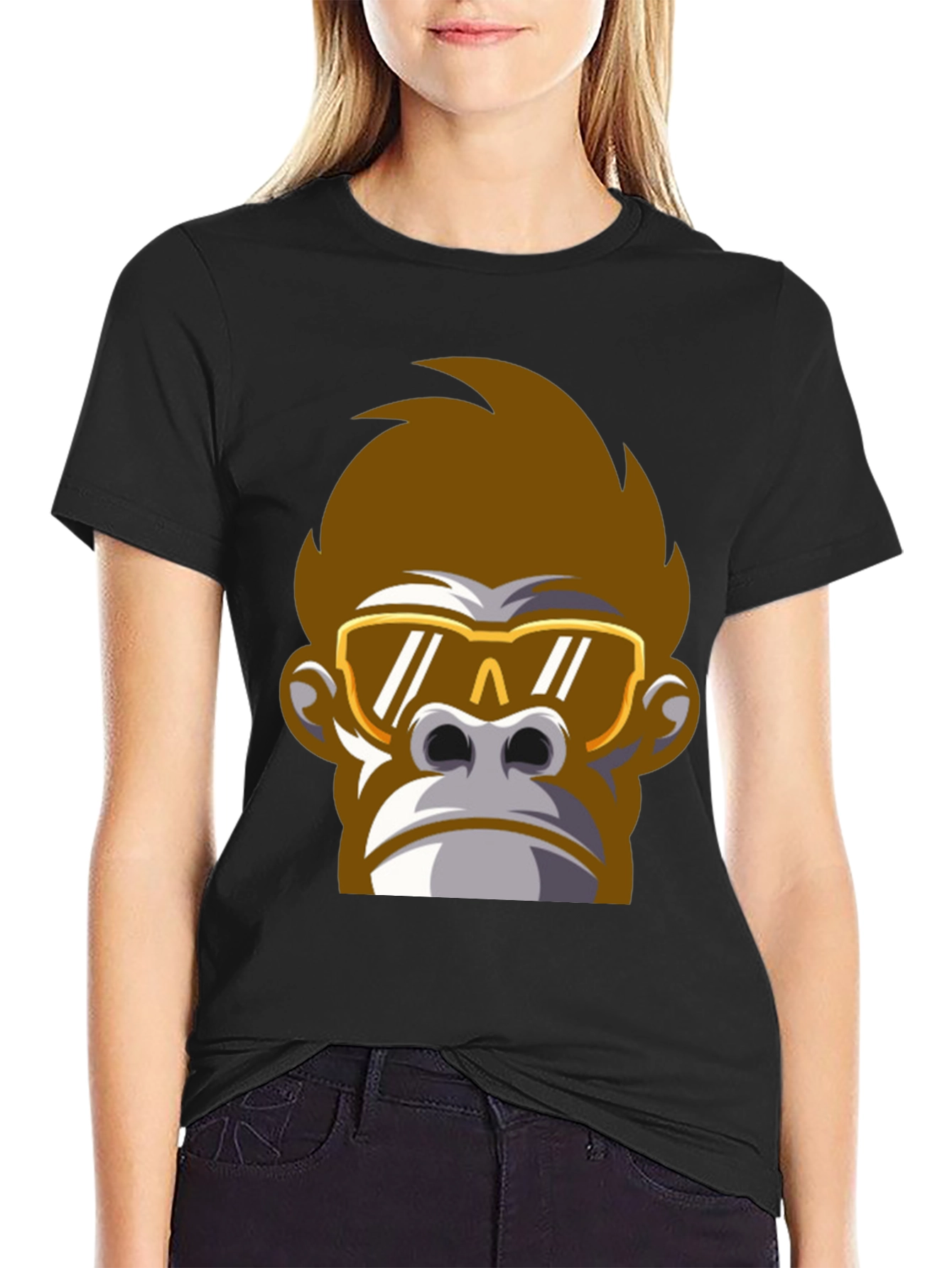 Cool Ape Graphic Tee - Black T-Shirt