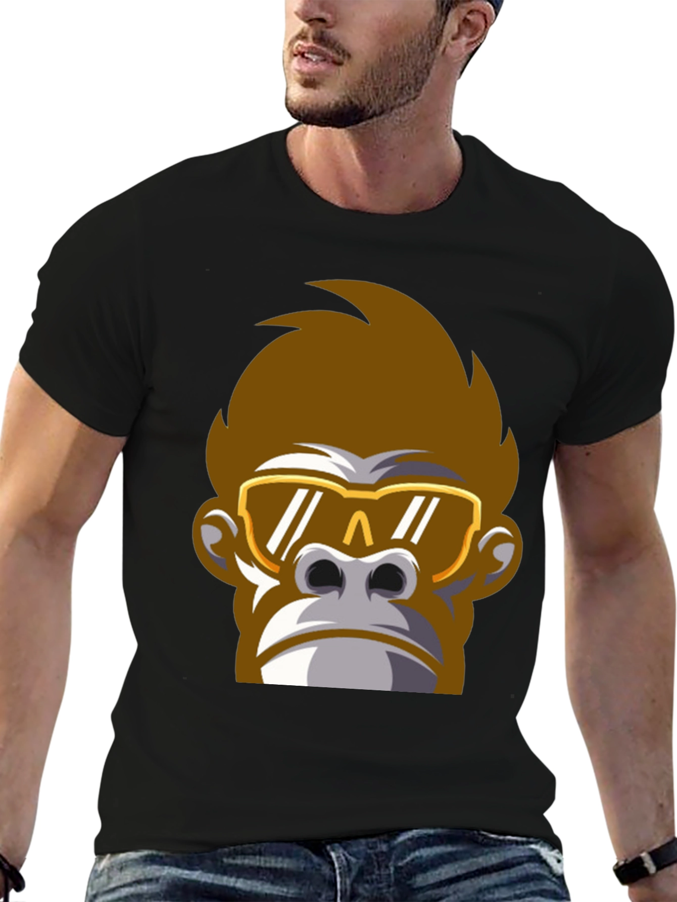 Cool Ape Graphic Tee - Black T-Shirt