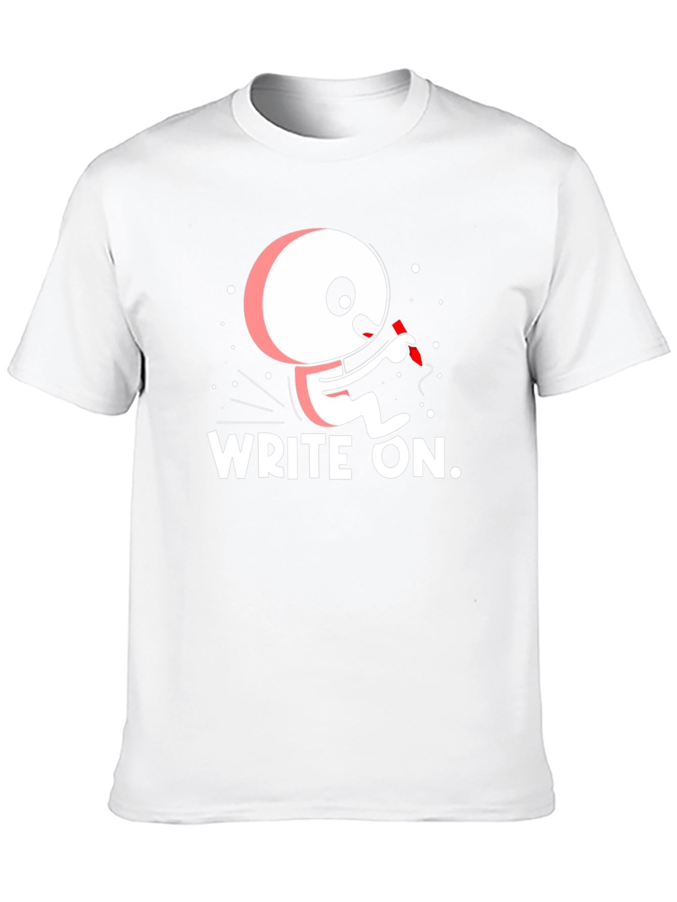 Write On! Cartoon T-Shirt - Unique Design
