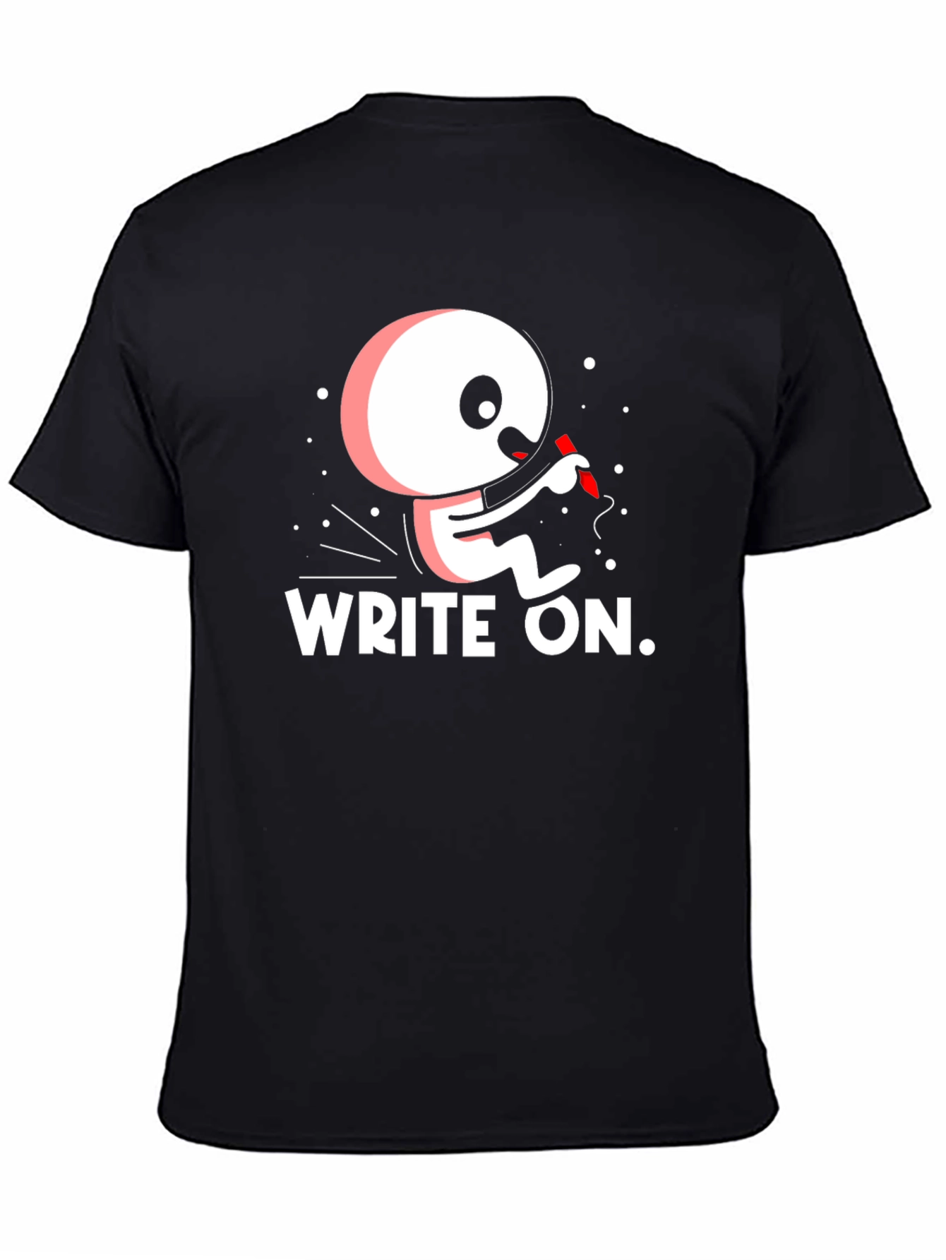 Write On! Cartoon T-Shirt - Unique Design