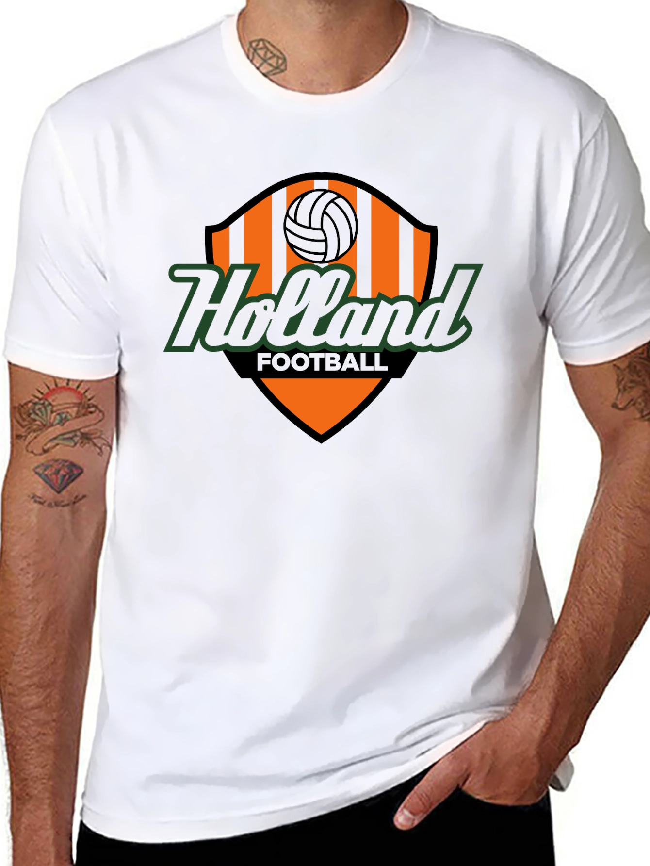 Holland Football T-Shirt - Retro Soccer Tee