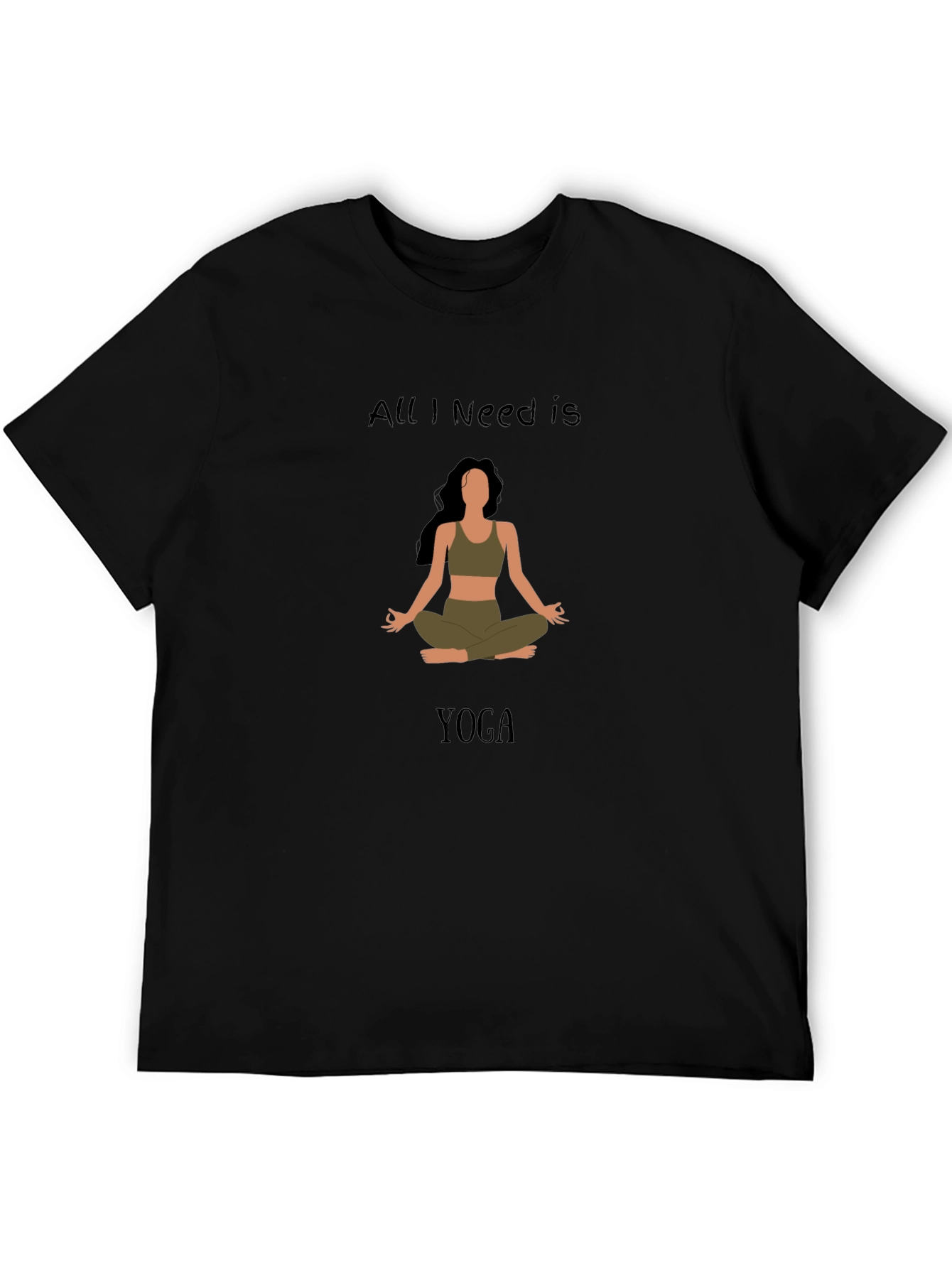 All I Need Is Yoga Graphic T-Shirt