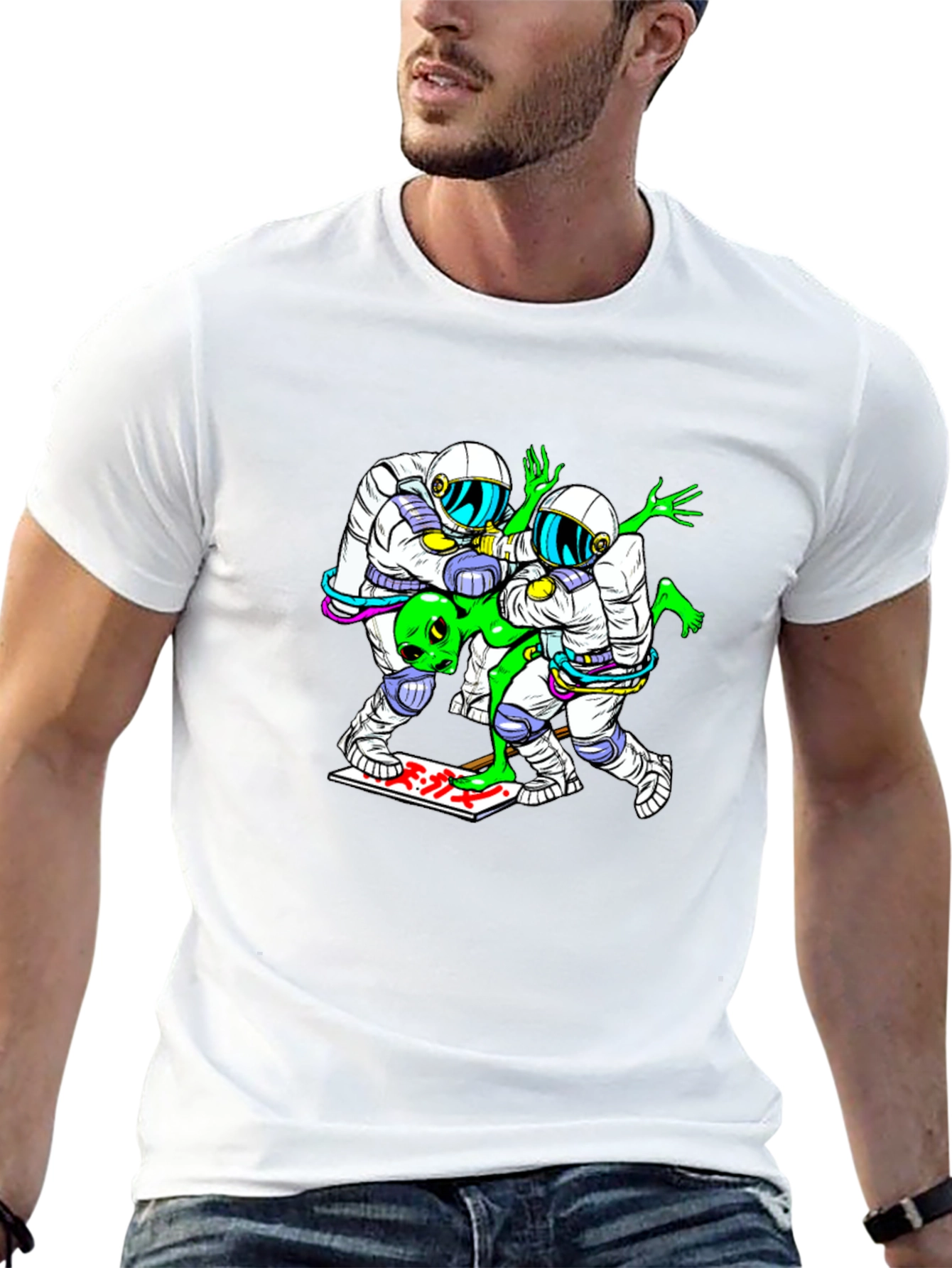 Alien Abduction Graphic Tee