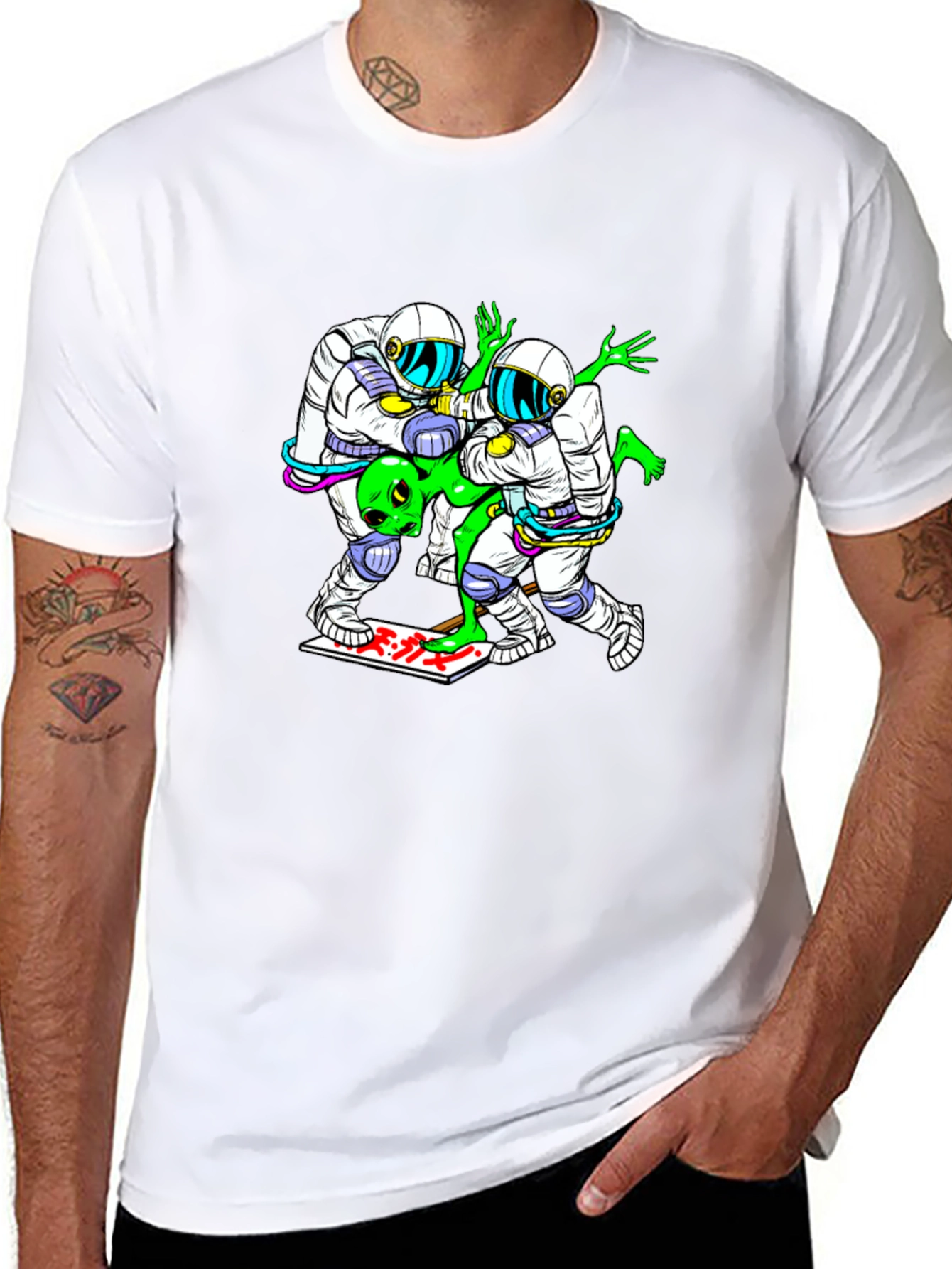 Alien Abduction Graphic Tee