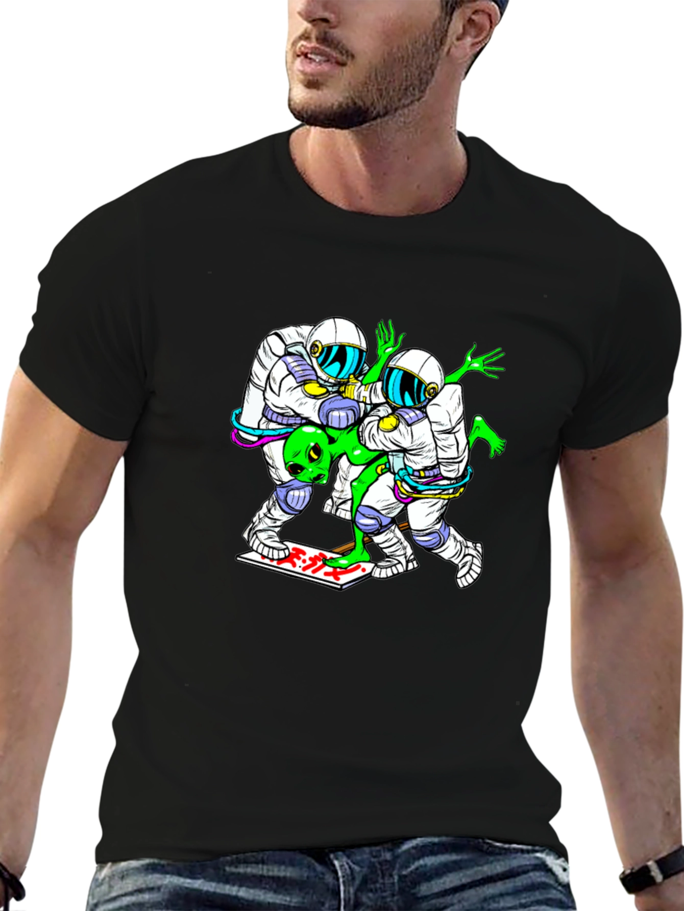 Alien Abduction Graphic Tee