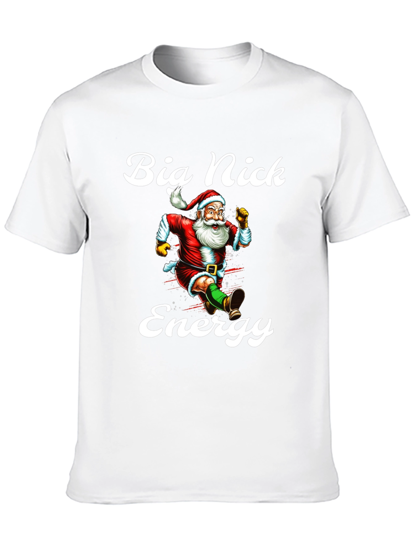 Big Nick Energy Santa T-Shirt