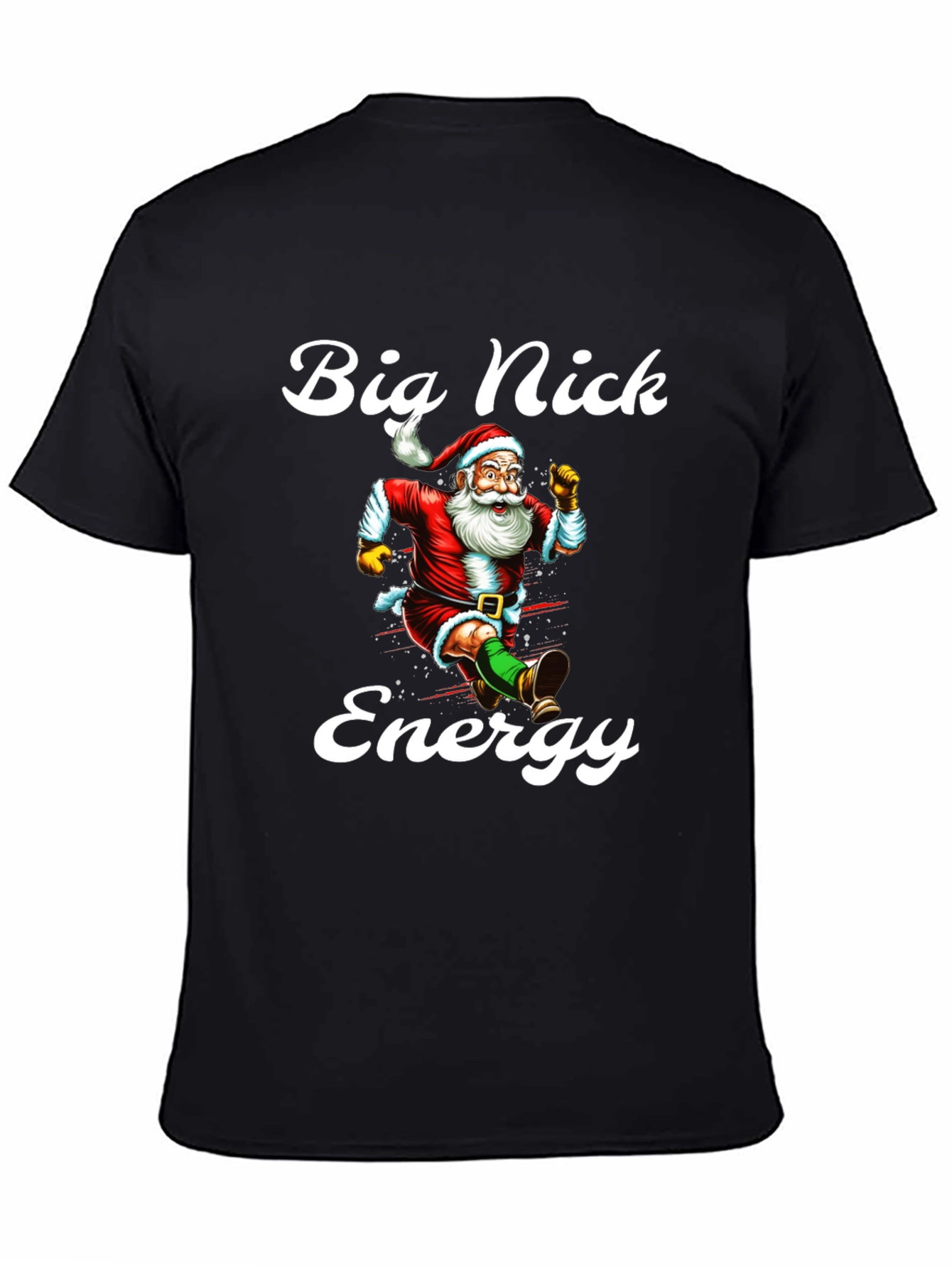 Big Nick Energy Santa T-Shirt