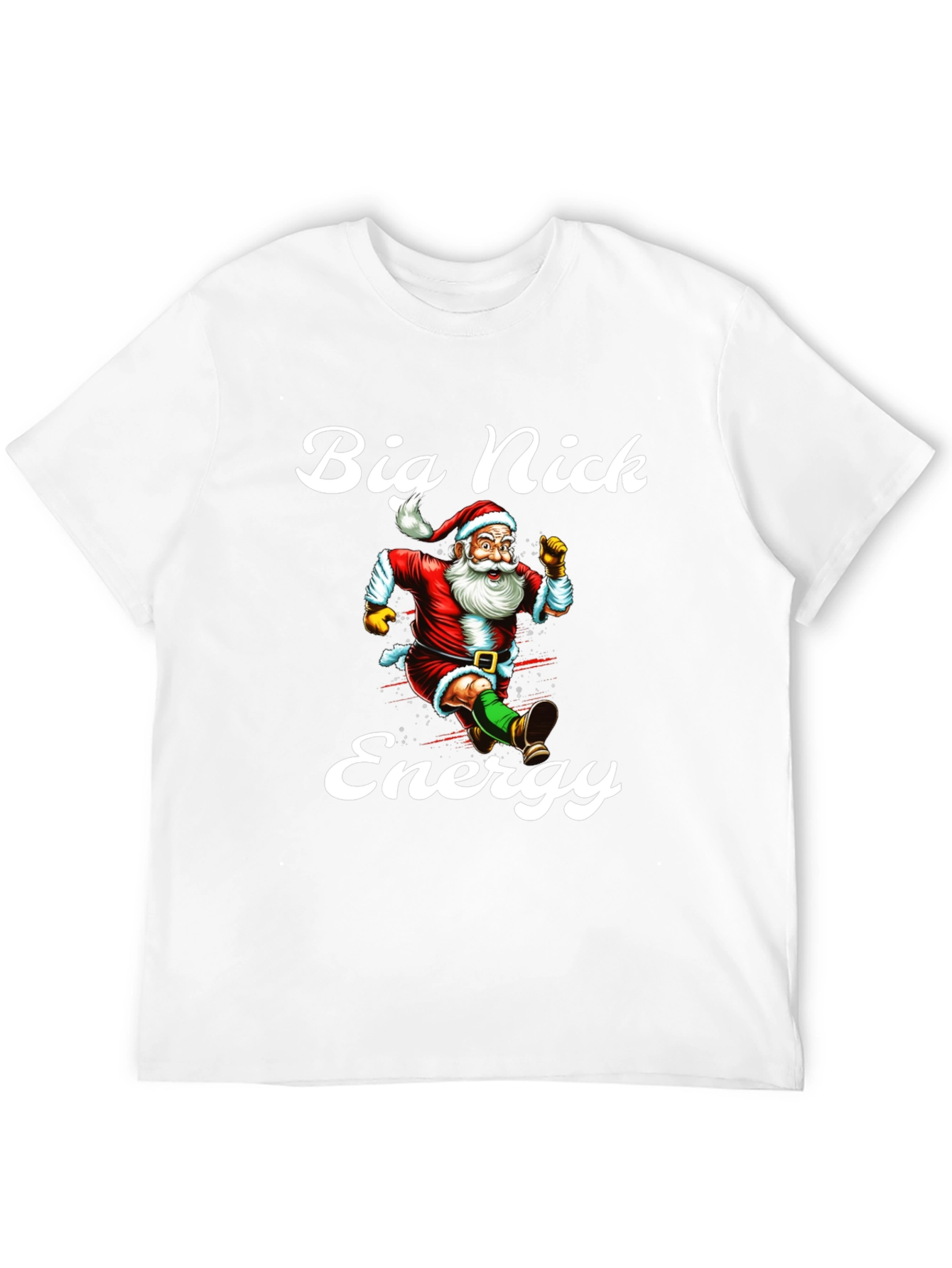 Big Nick Energy Santa T-Shirt