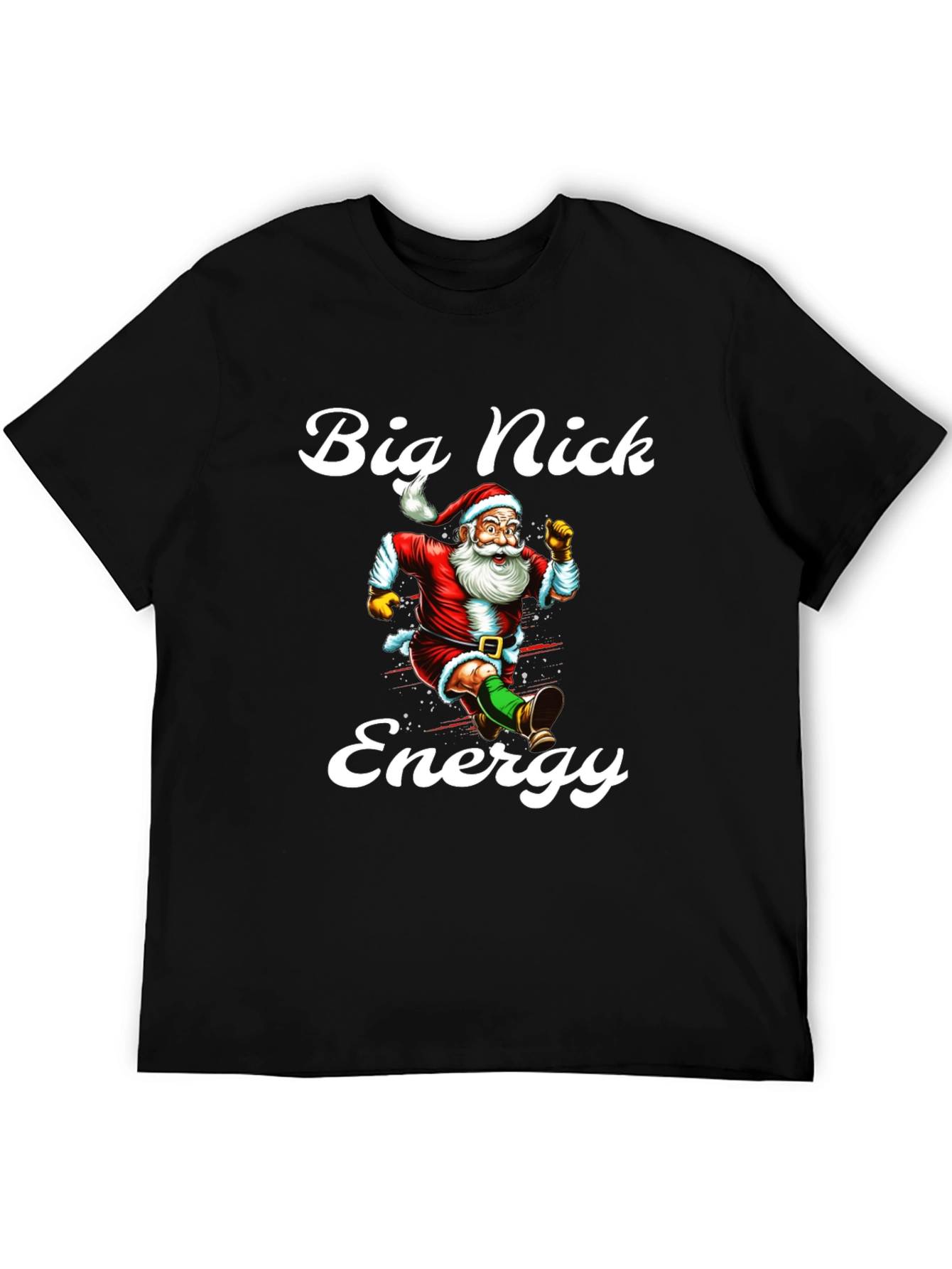 Big Nick Energy Santa T-Shirt