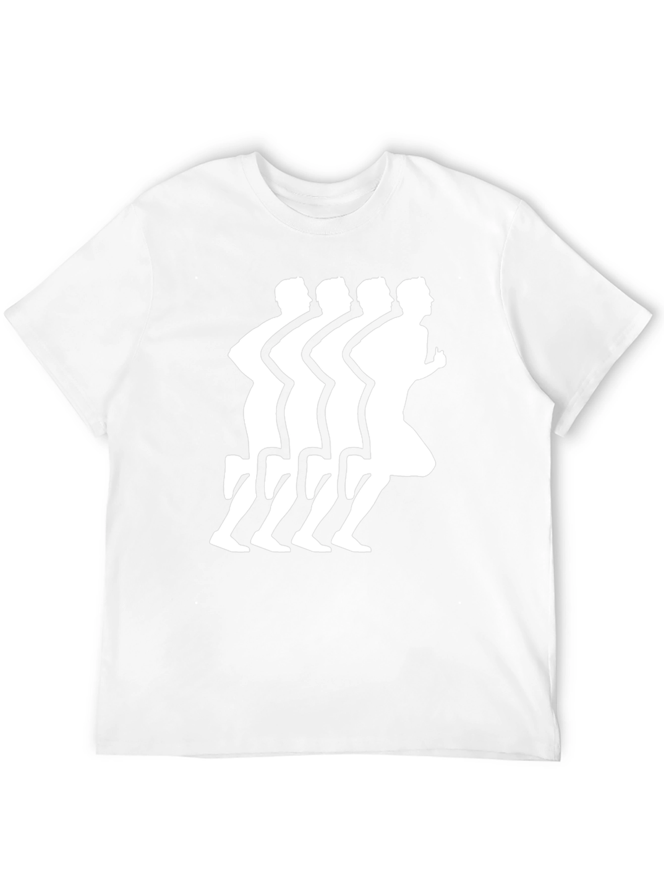 Mens Black Running Graphic T-Shirt