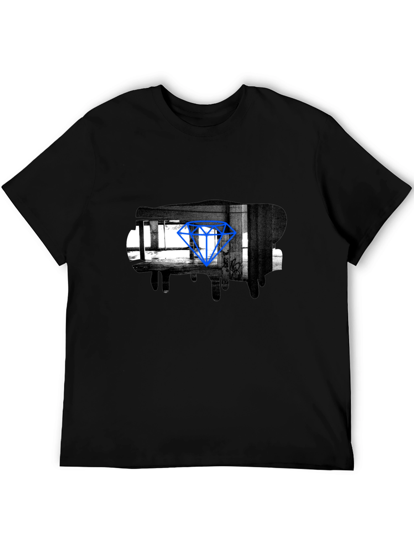 Urban Diamond Graphic Tee - Cool Street Style