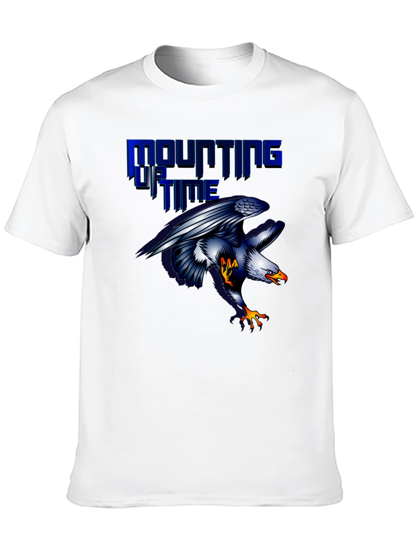 Mounting Up Time Eagle Graphic T-Shirt