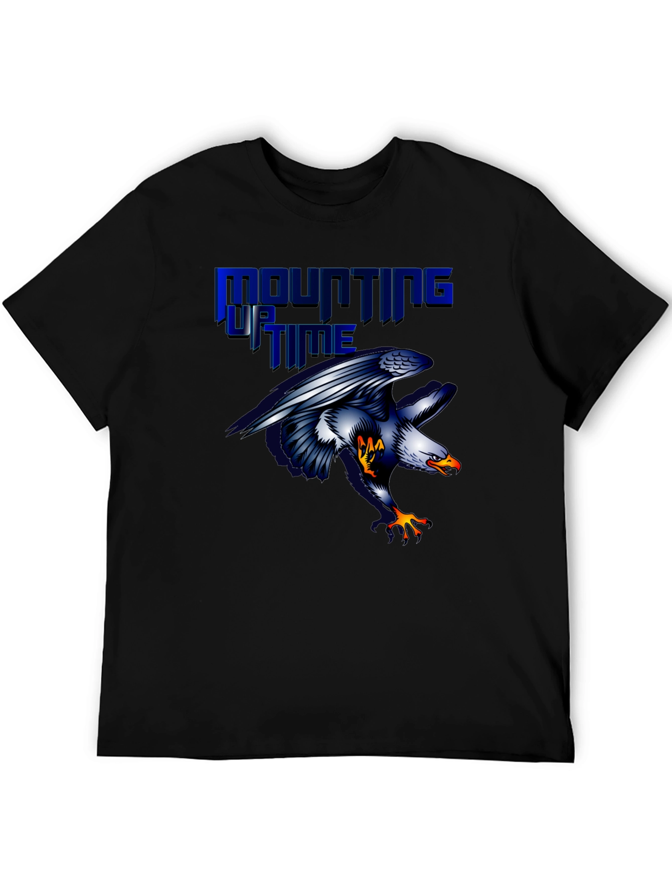 Mounting Up Time Eagle Graphic T-Shirt