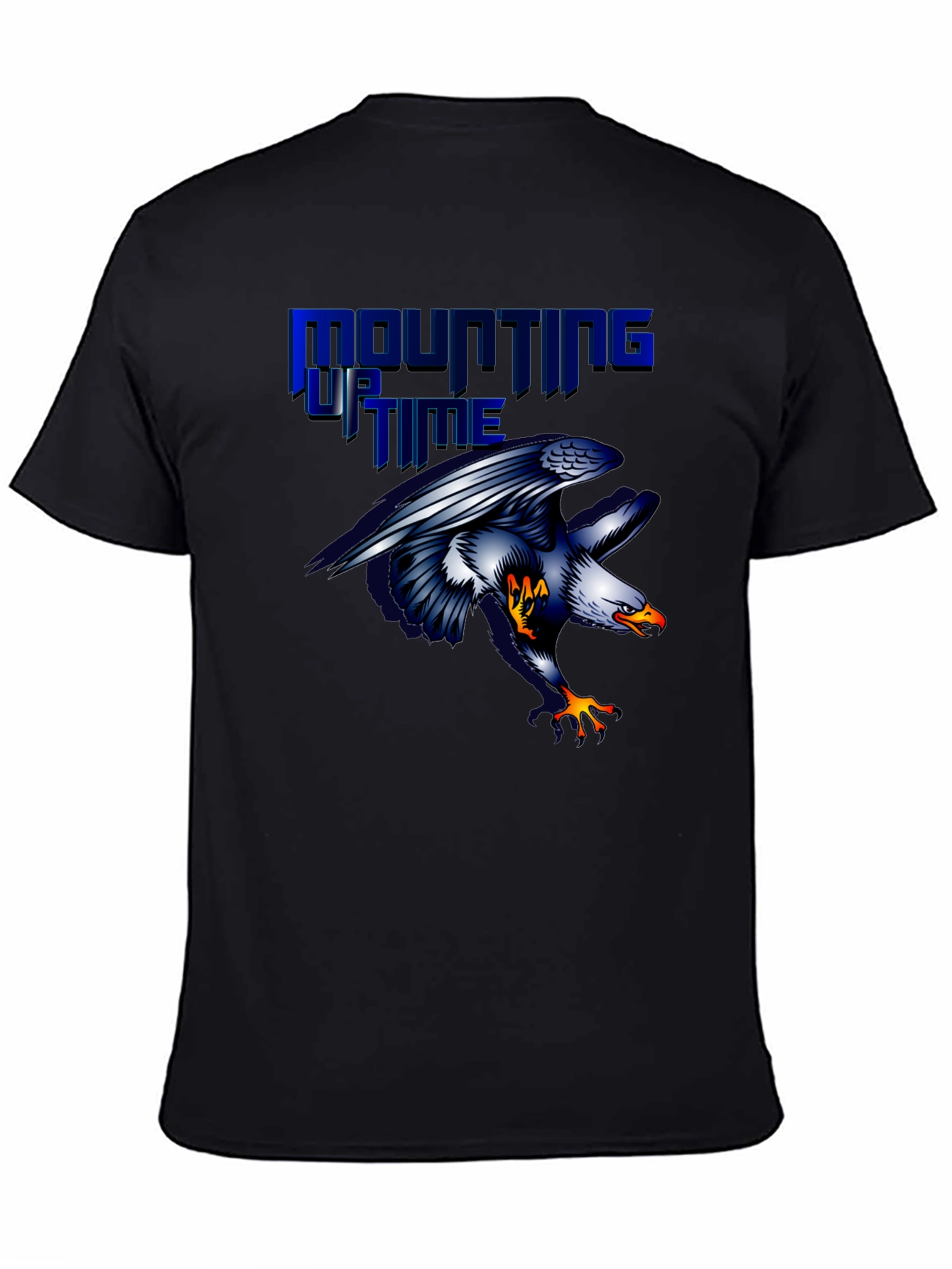Mounting Up Time Eagle Graphic T-Shirt