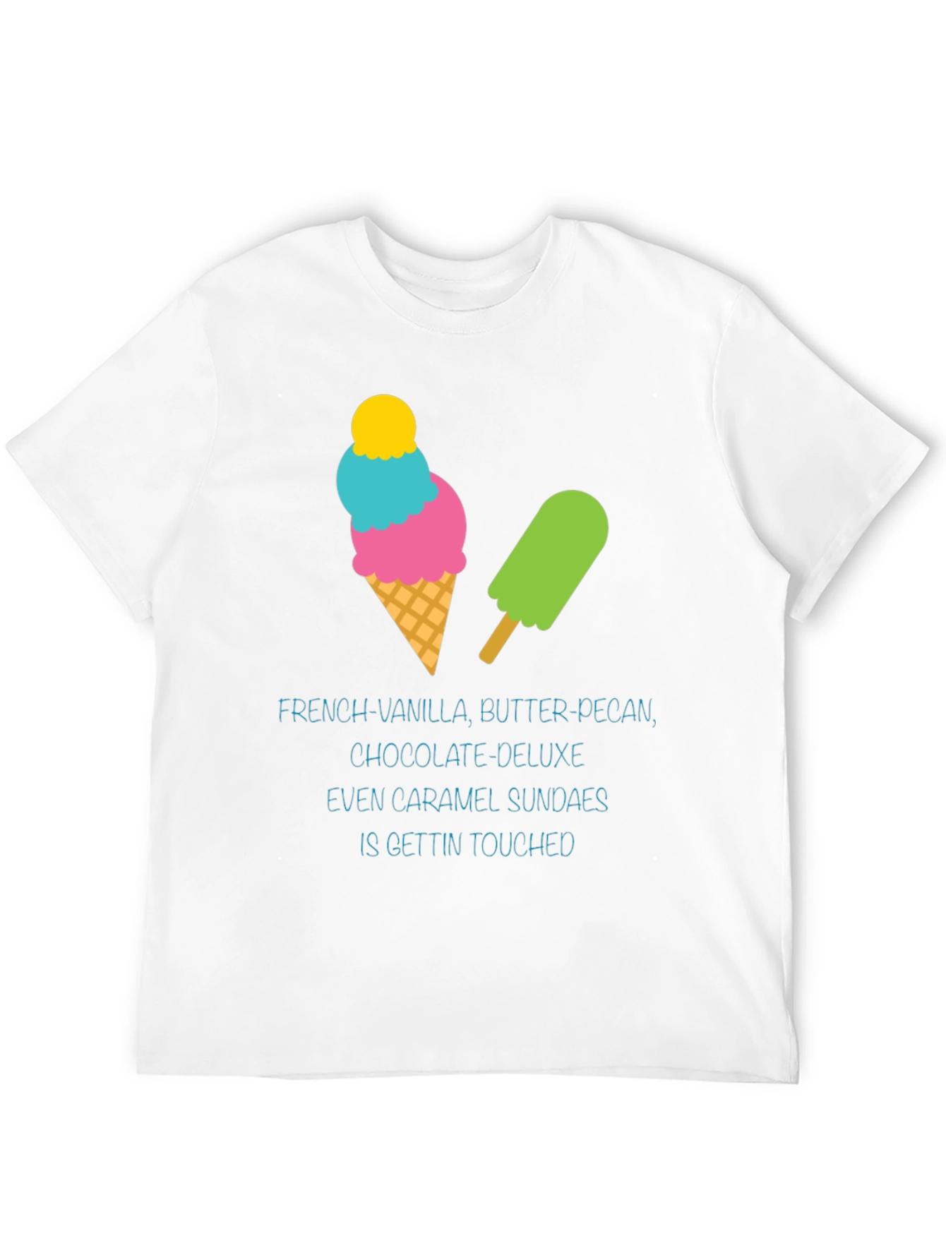 Ice Cream Graphic T-Shirt - Treat Yourself!