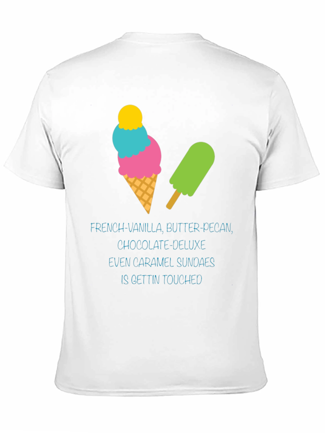 Ice Cream Graphic T-Shirt - Treat Yourself!
