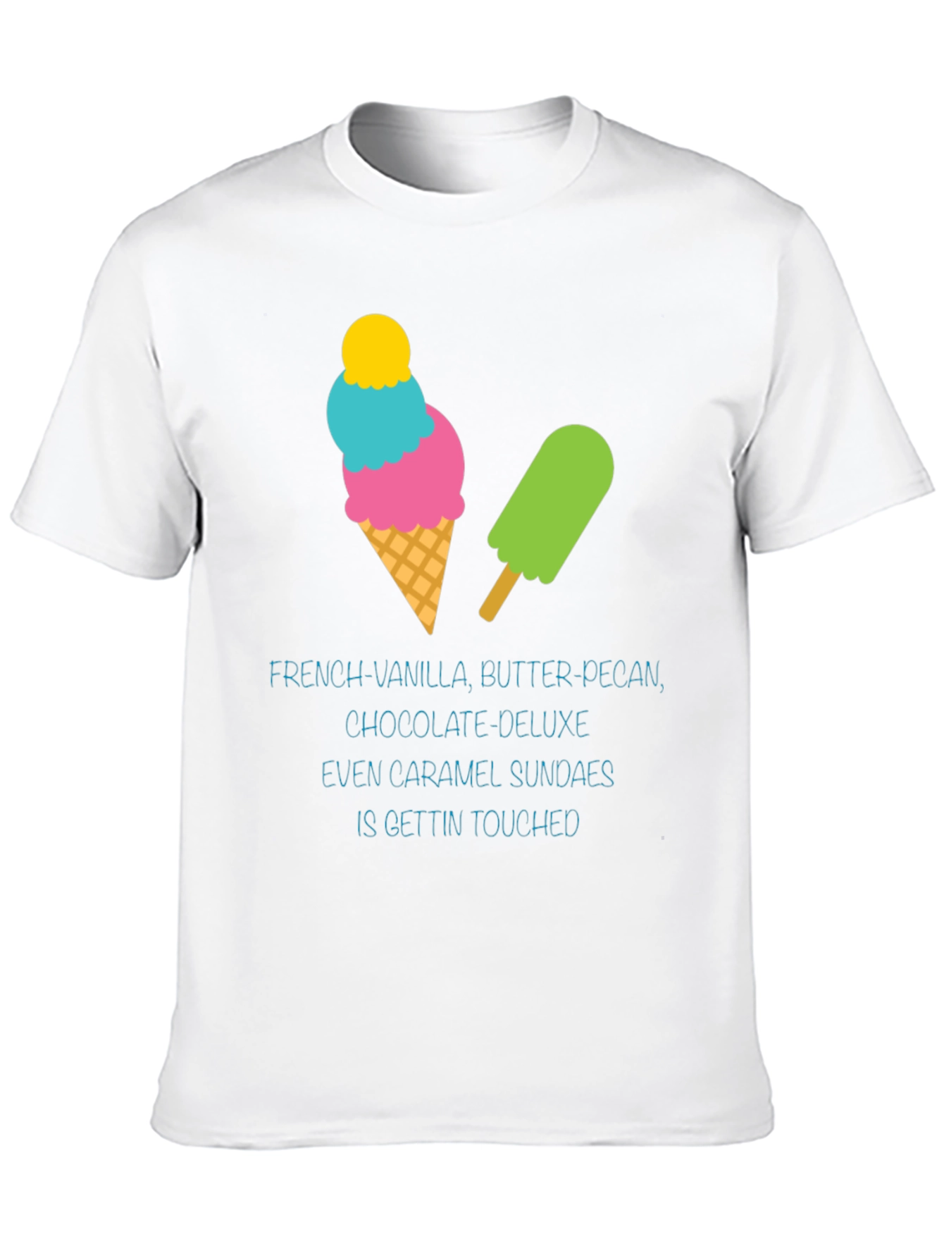 Ice Cream Graphic T-Shirt - Treat Yourself!