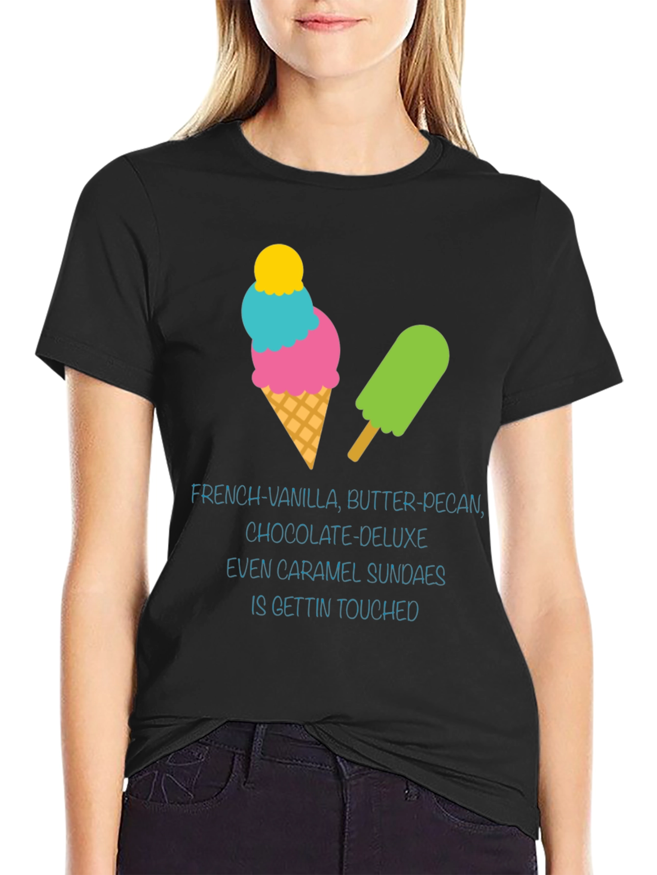 Ice Cream Graphic T-Shirt - Treat Yourself!