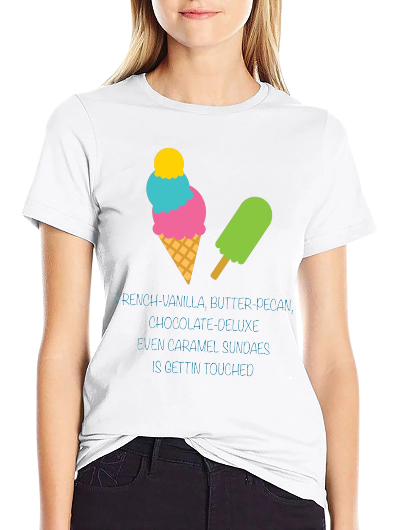 Ice Cream Graphic T-Shirt - Treat Yourself!
